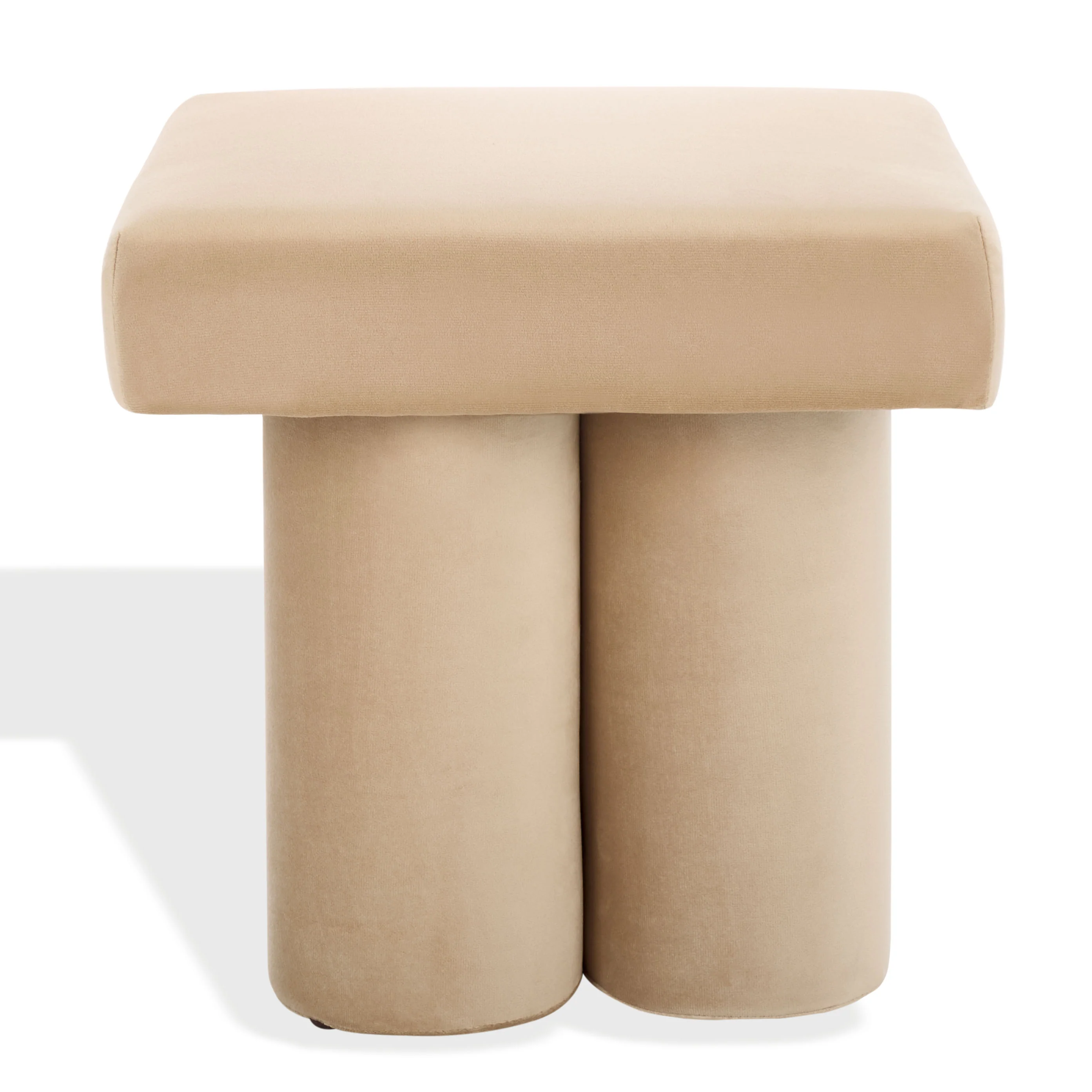 Deangelo Velvet Ottoman - Image 5