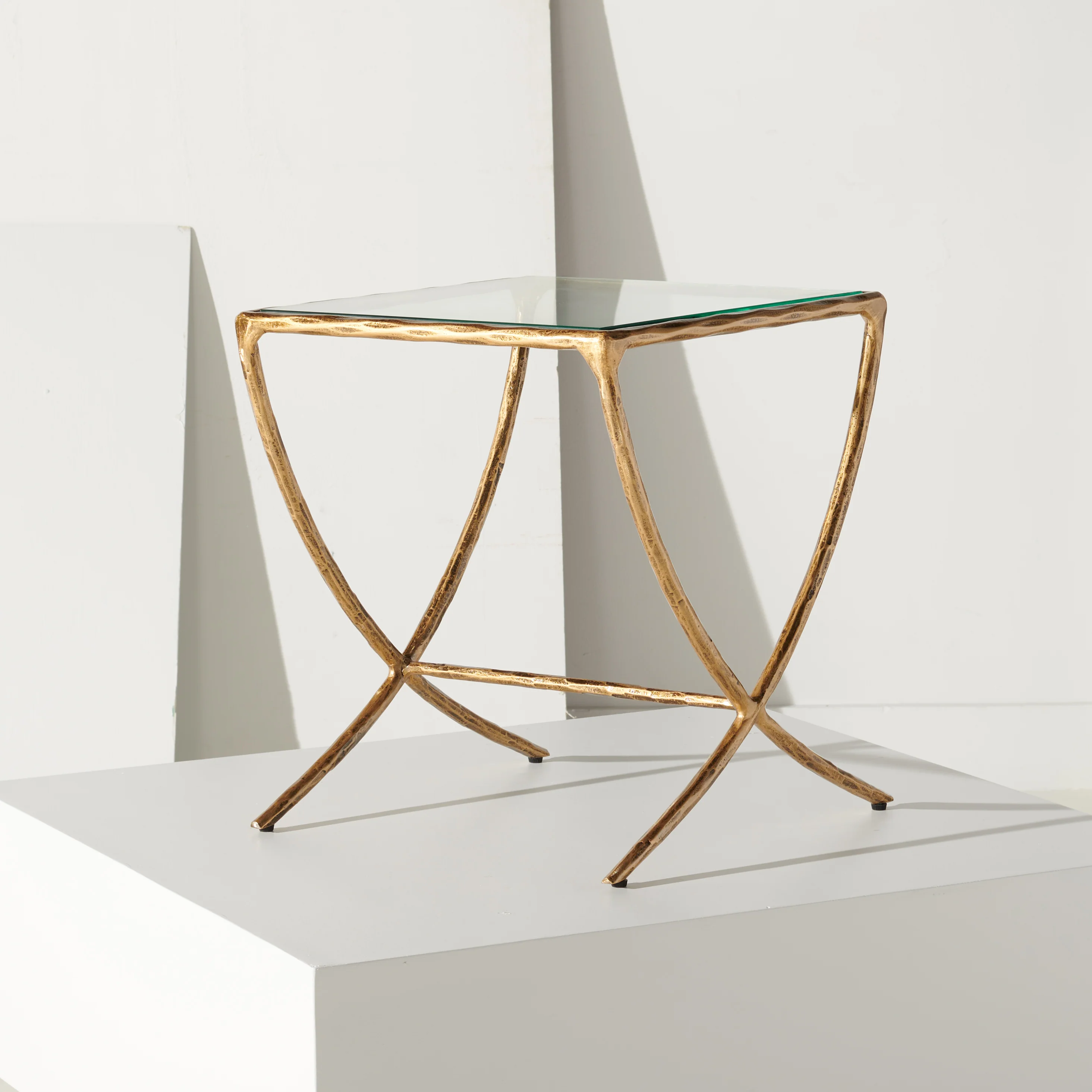 Debbie Square Metal Accent Table - Image 2