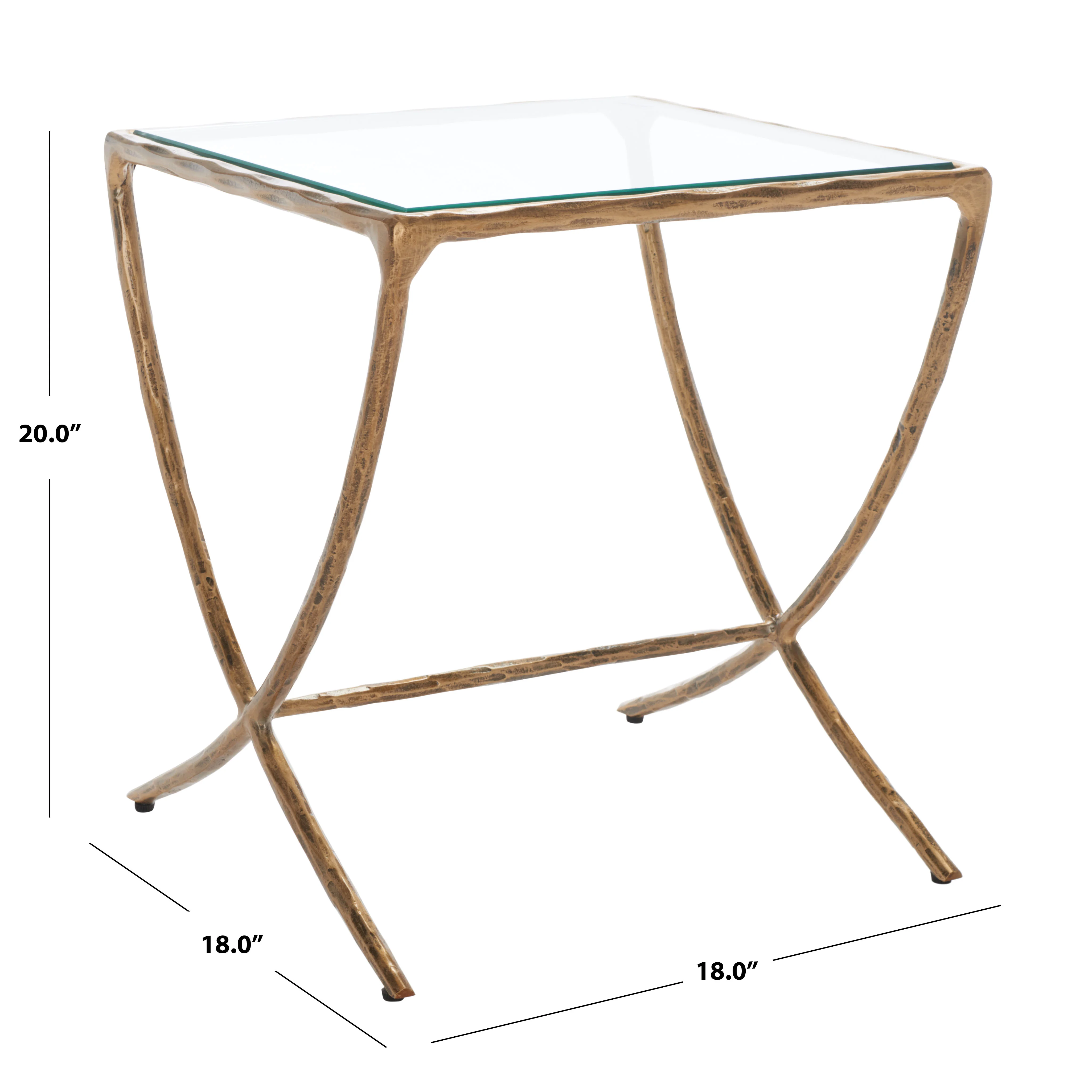 Debbie Square Metal Accent Table - Image 5