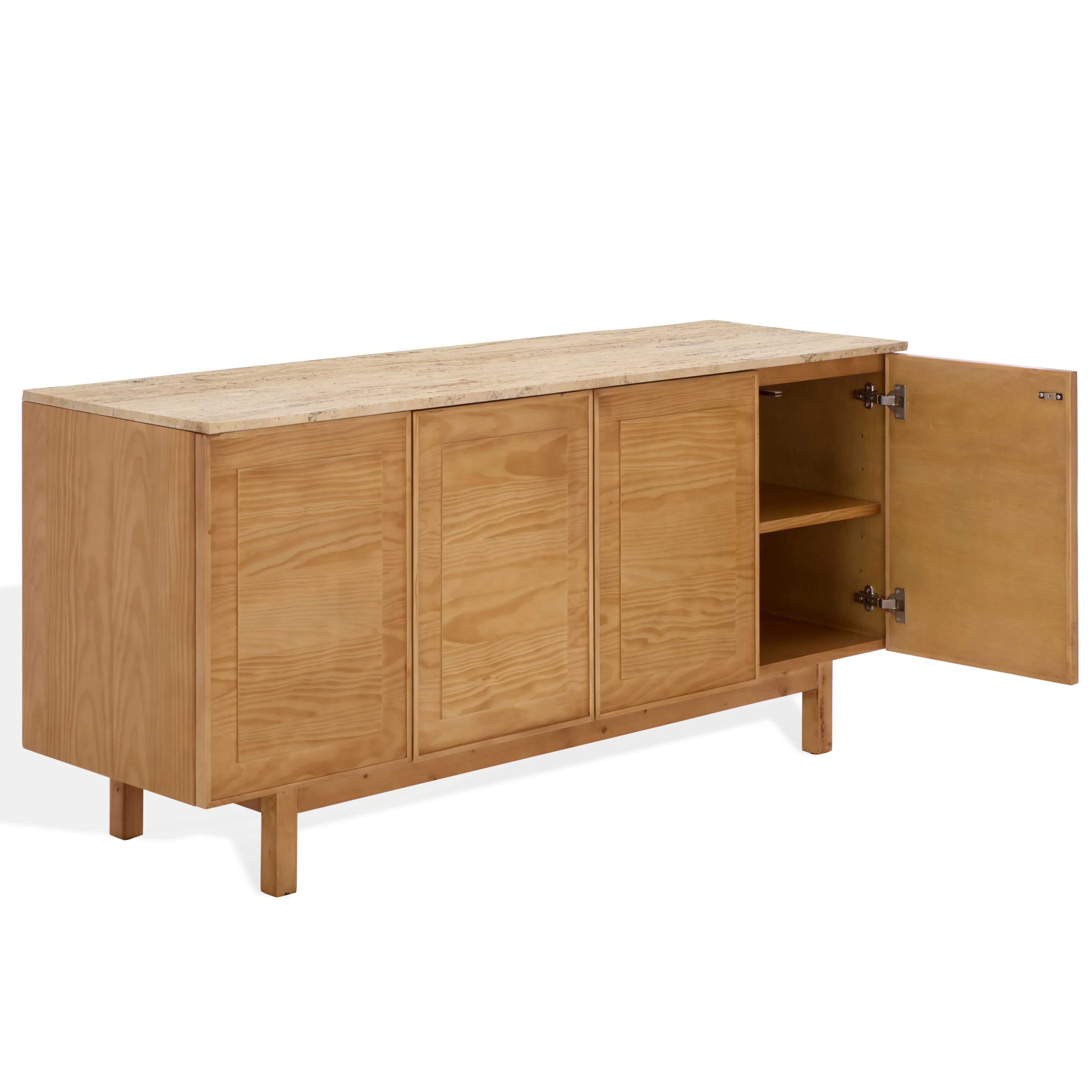 Debrianna Travertine Top Sideboard - Image 5