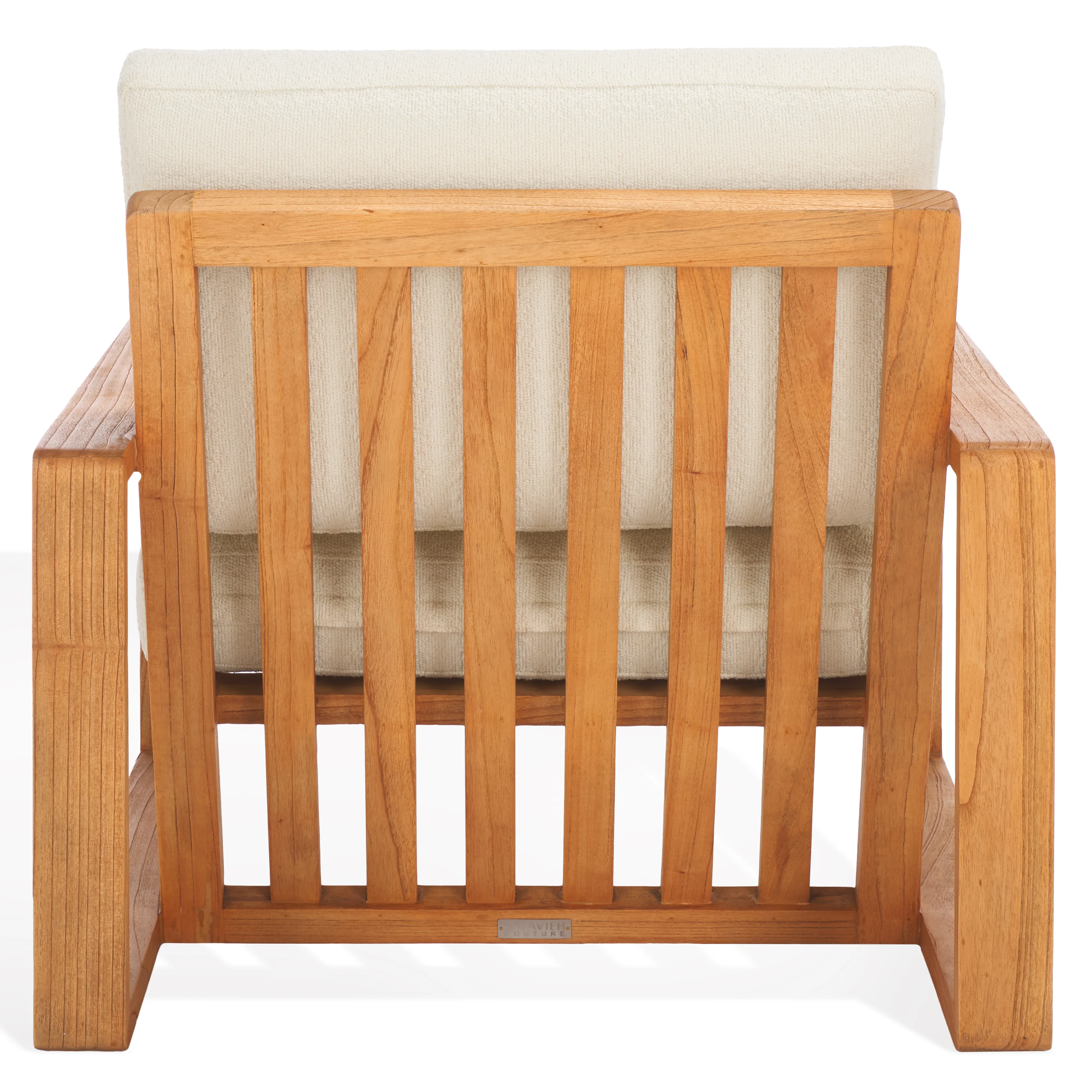 Decarlo Boucle Wooden Frame Accent Chair - Image 3