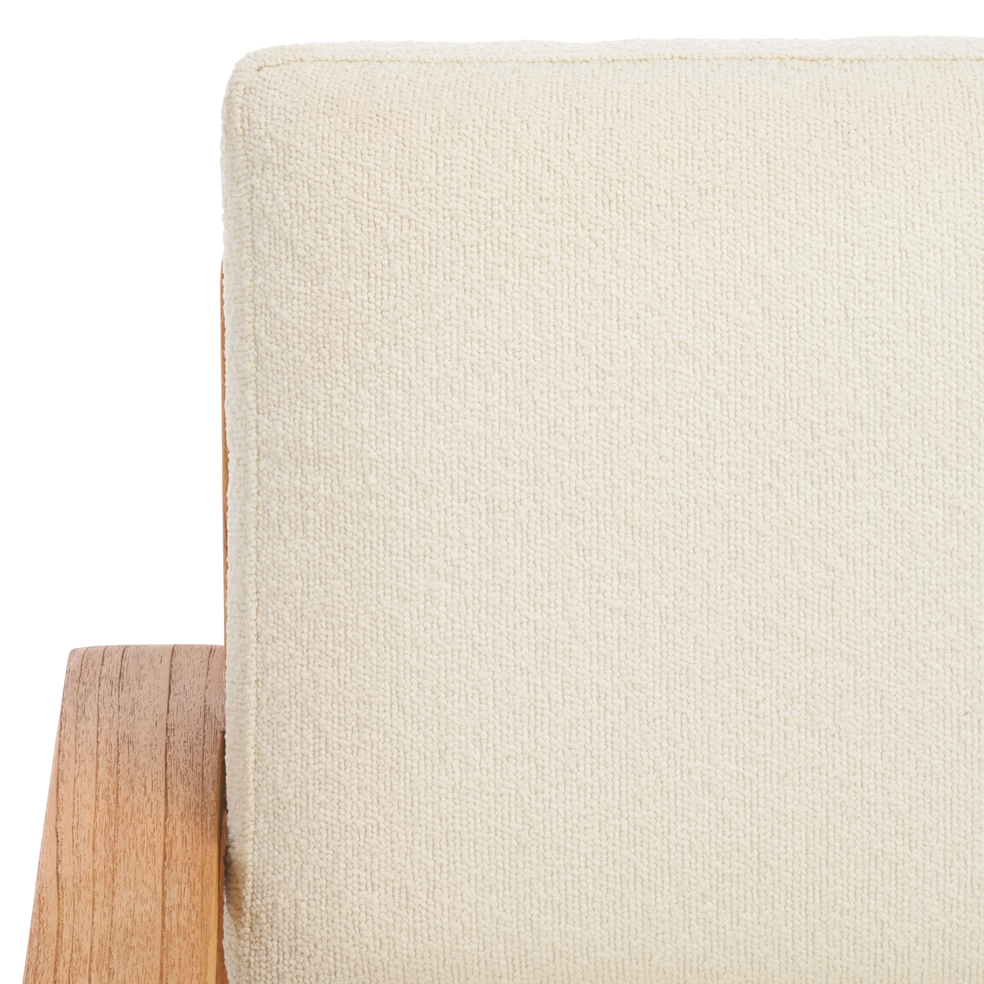 Decarlo Boucle Wooden Frame Accent Chair - Image 4