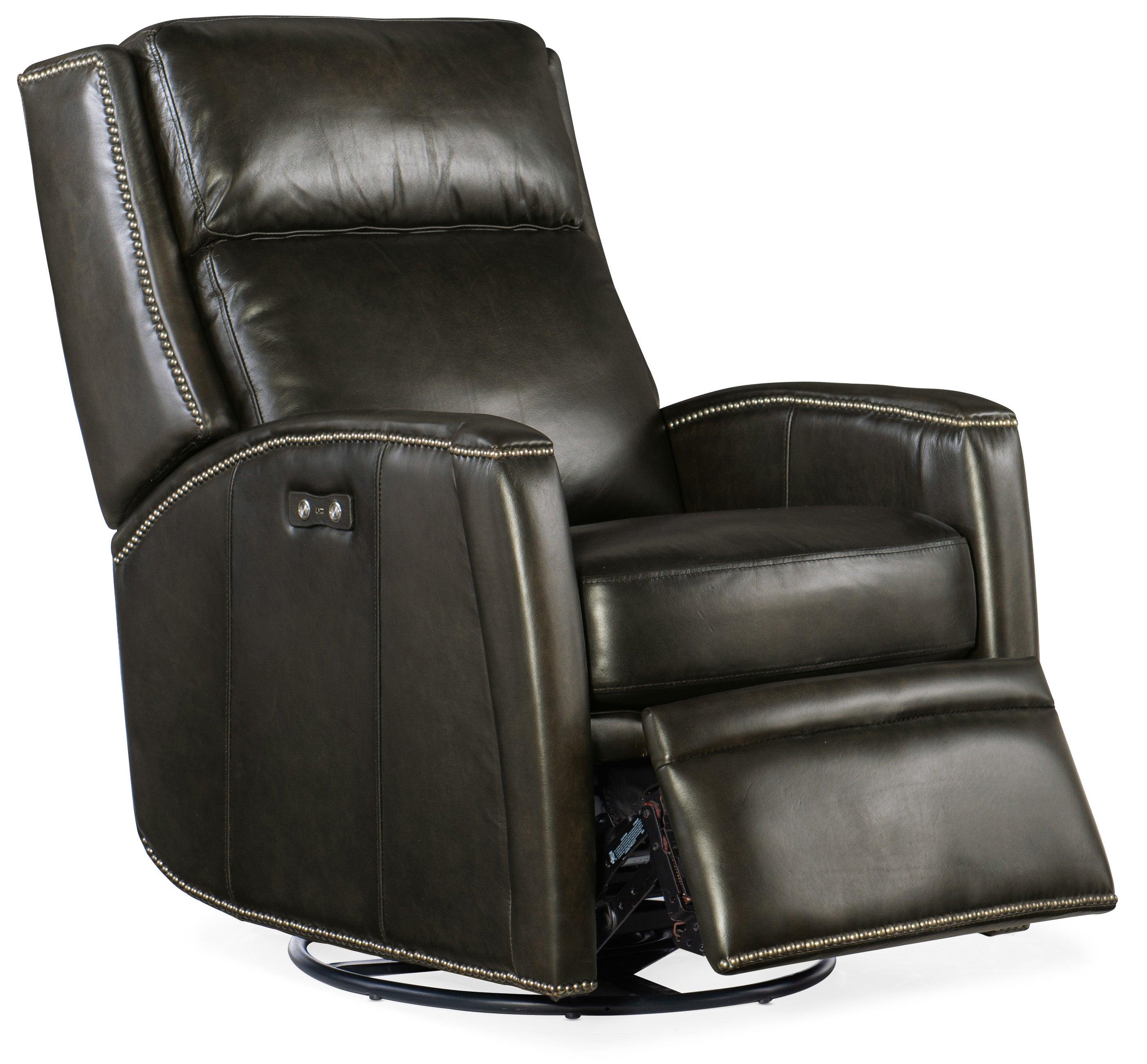Declan Power Swivel Glider Recliner - Image 4