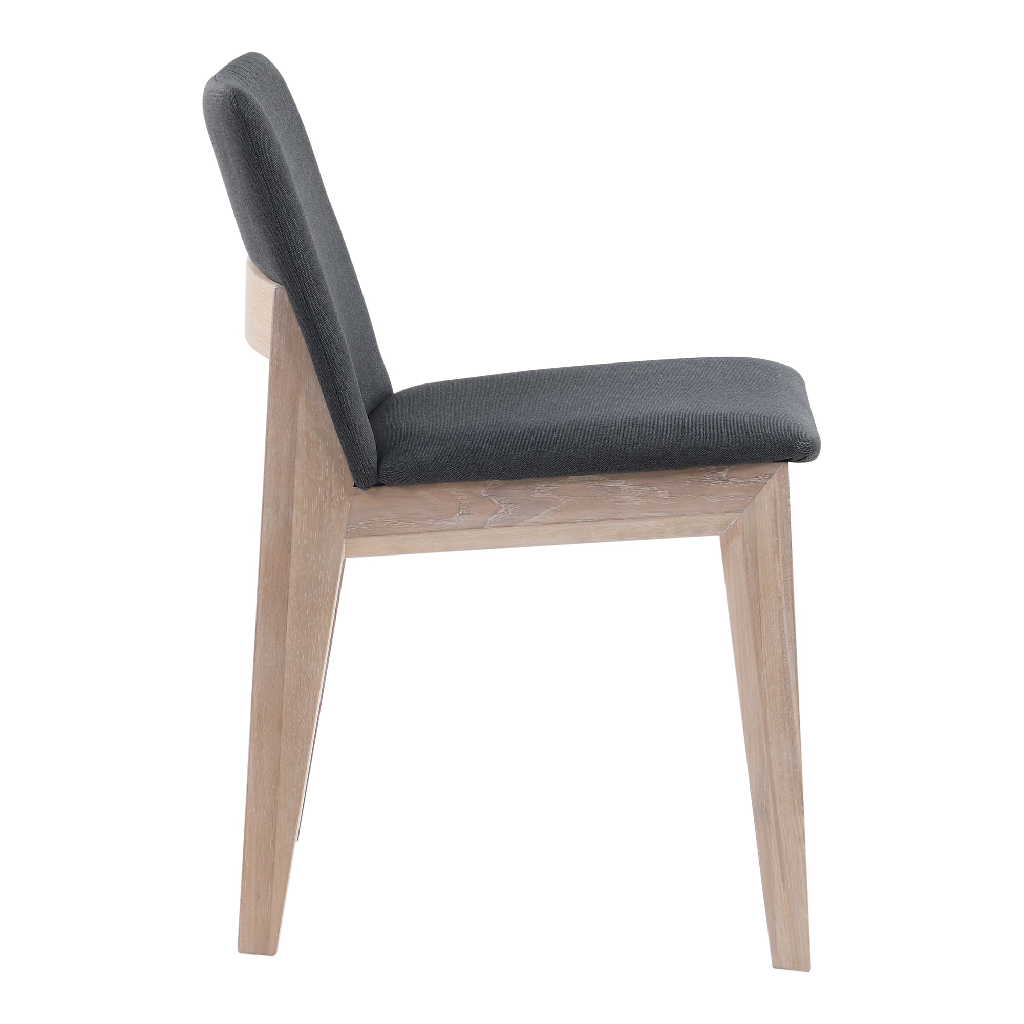 Deco Oak Dining Chair Dark Grey - Set of 2 - Image 7