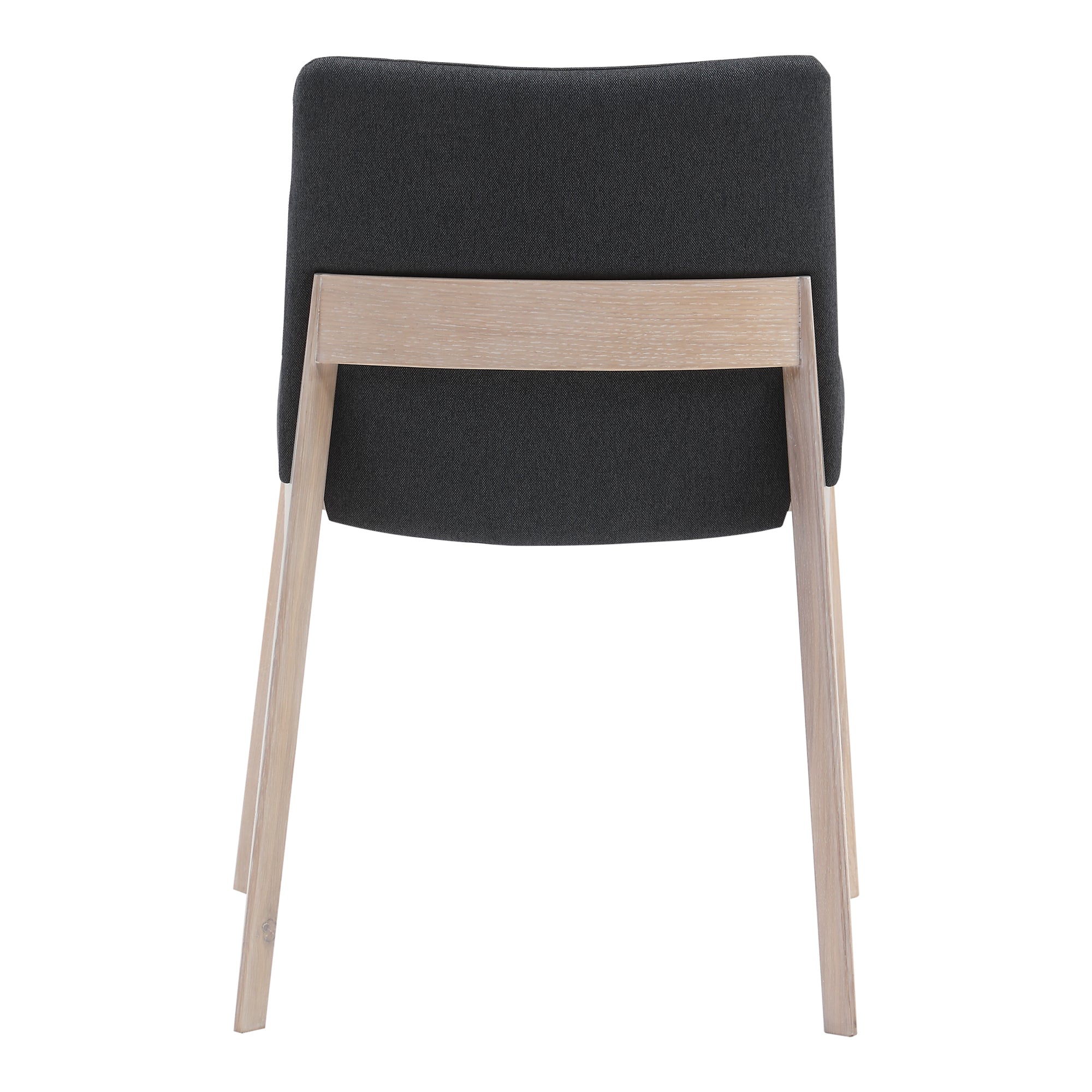 Deco Oak Dining Chair Dark Grey - Set of 2 - Image 8