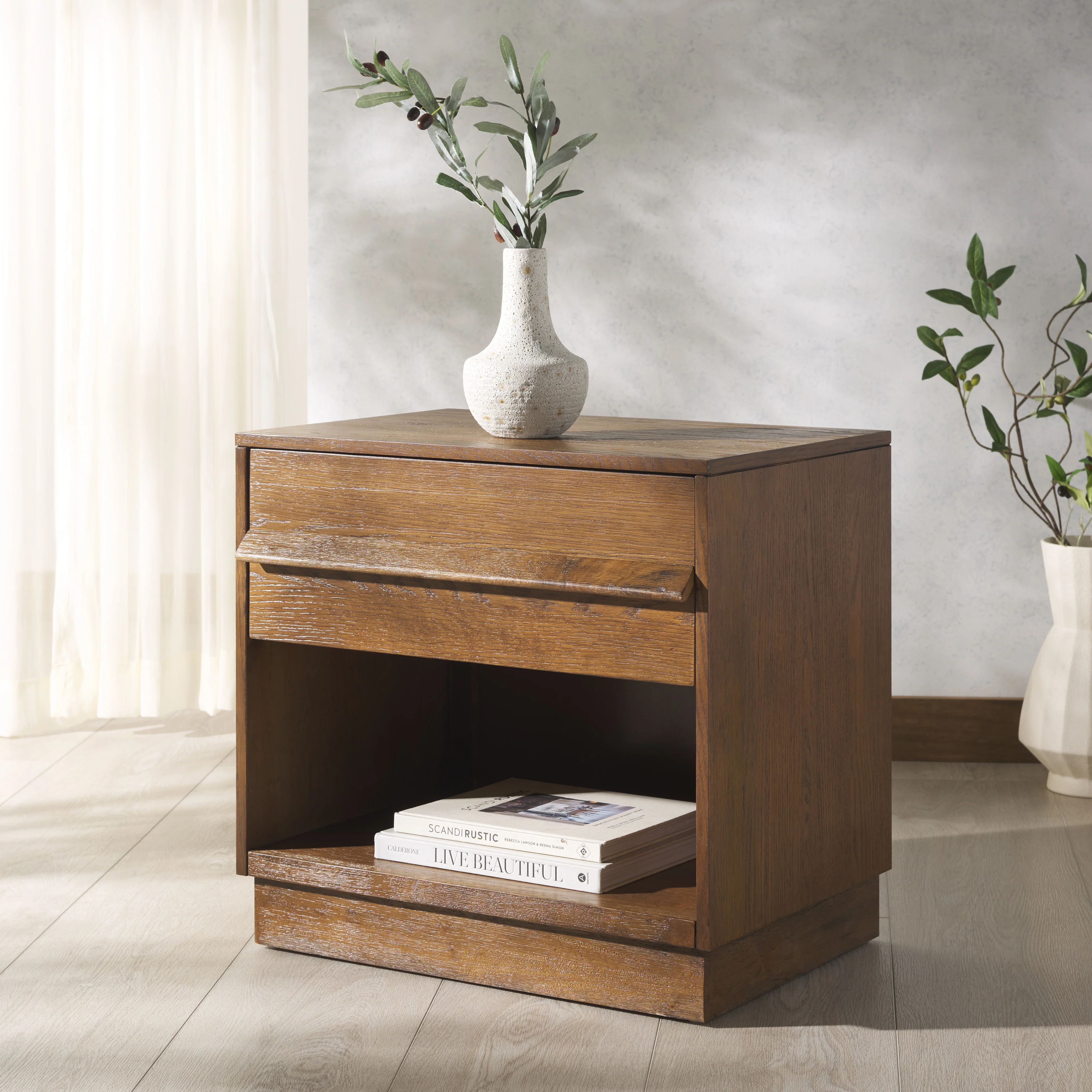 Deirdra 1 Drawer Nightstand - Image 18