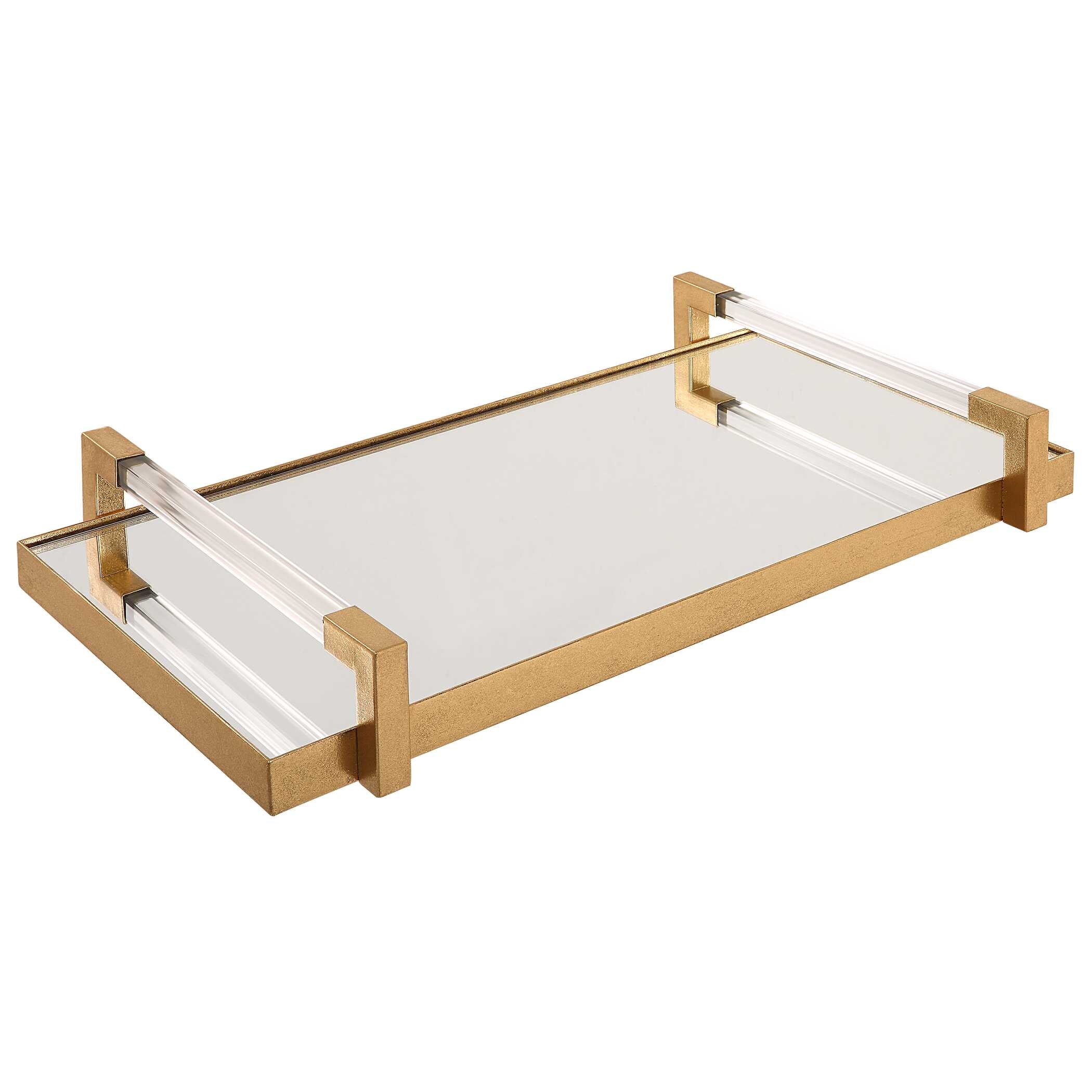 Deki Gold Mirrored Tray - Image 4