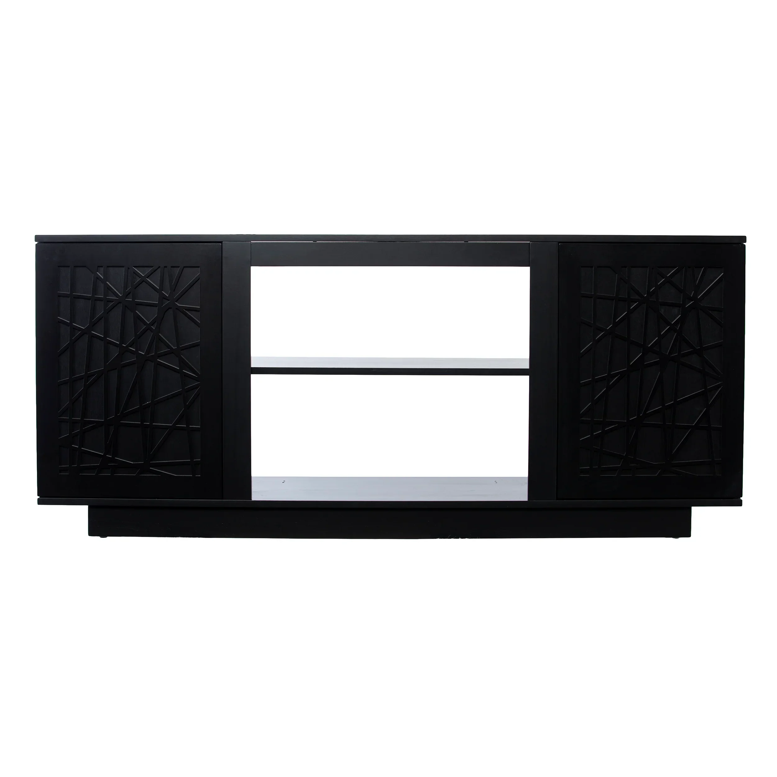 Delgrave Media Console w/ Storage - Black - Image 3
