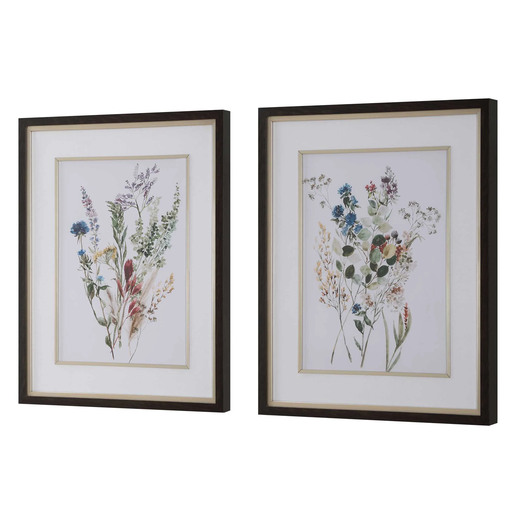 Delicate Flowers Framed Prints, S/2 - Image 4