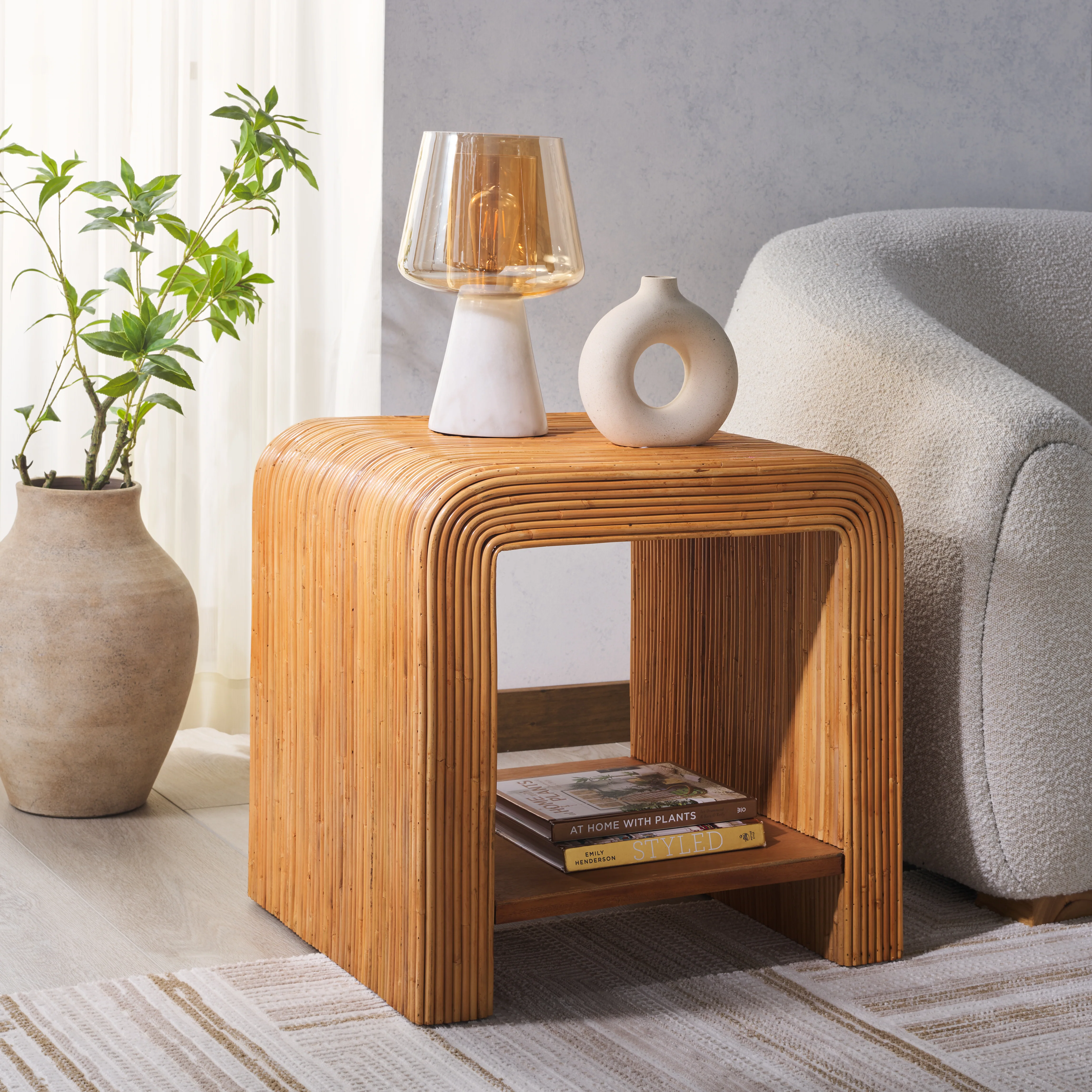 Dellabryn Rattan Accent Table - Image 2