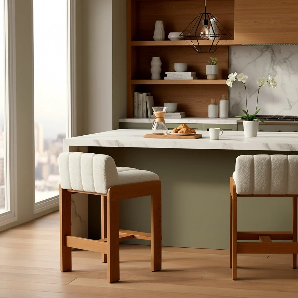 Delphini Boucle Counter Stool - Image 3