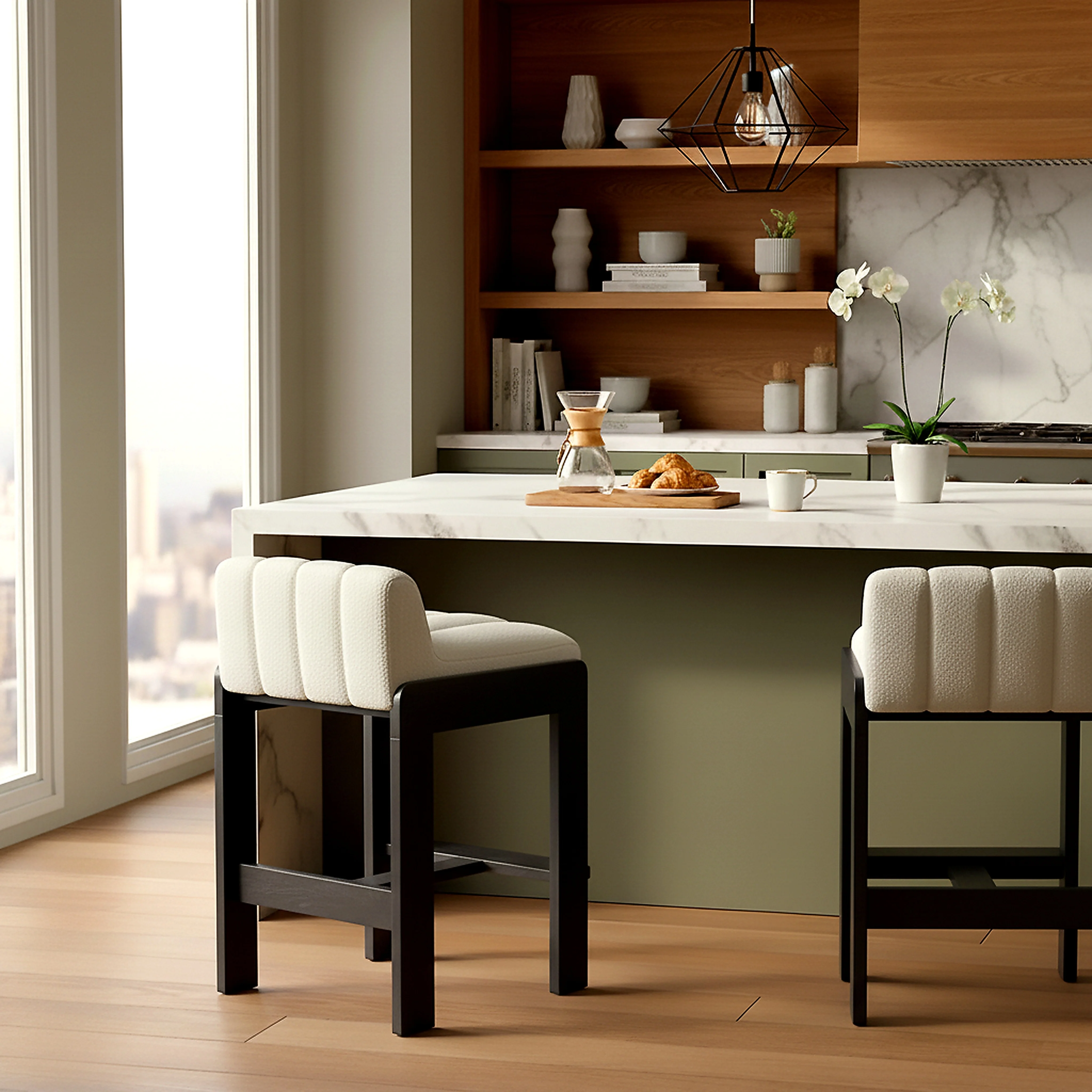 Delphini Boucle Counter Stool - Image 9