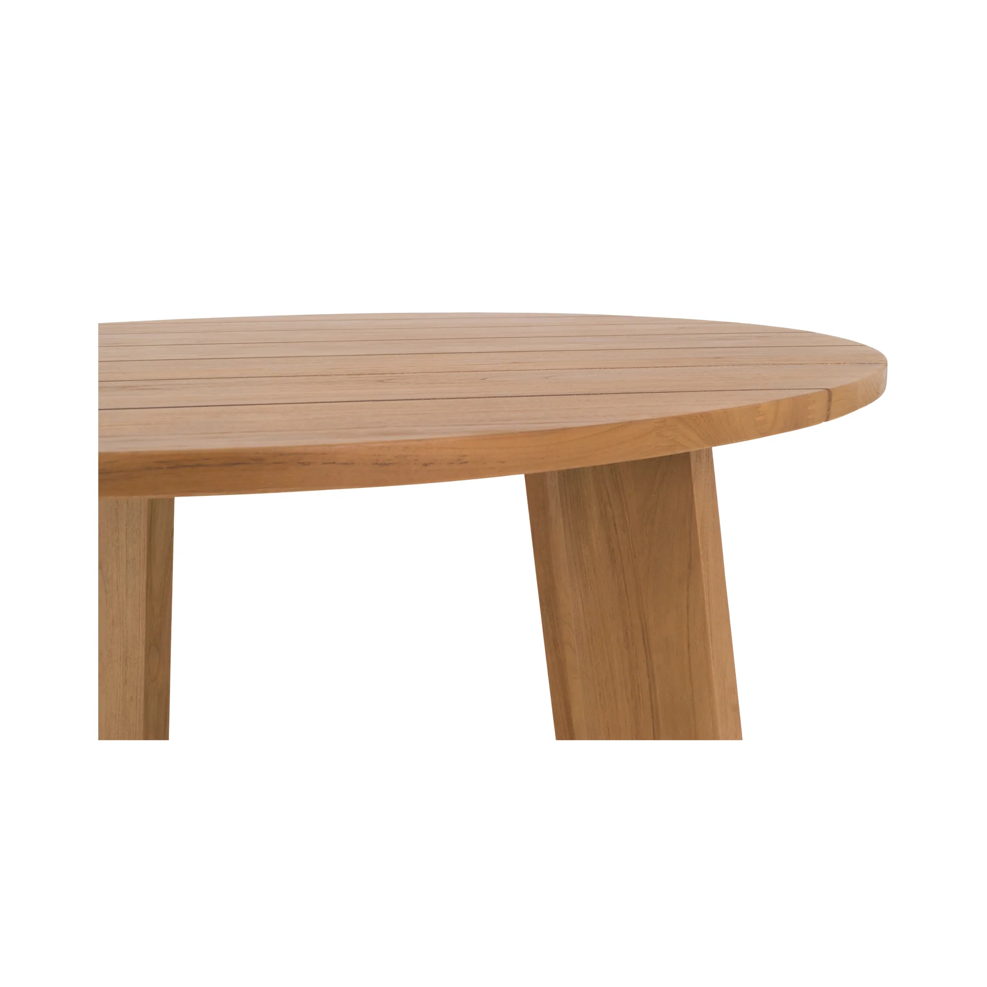 Delta Round Outdoor Dining Table Natural - Image 7