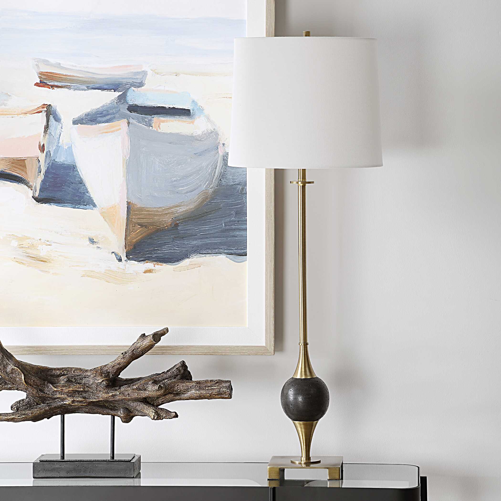 Dempsey Marble Buffet Lamp - Image 3
