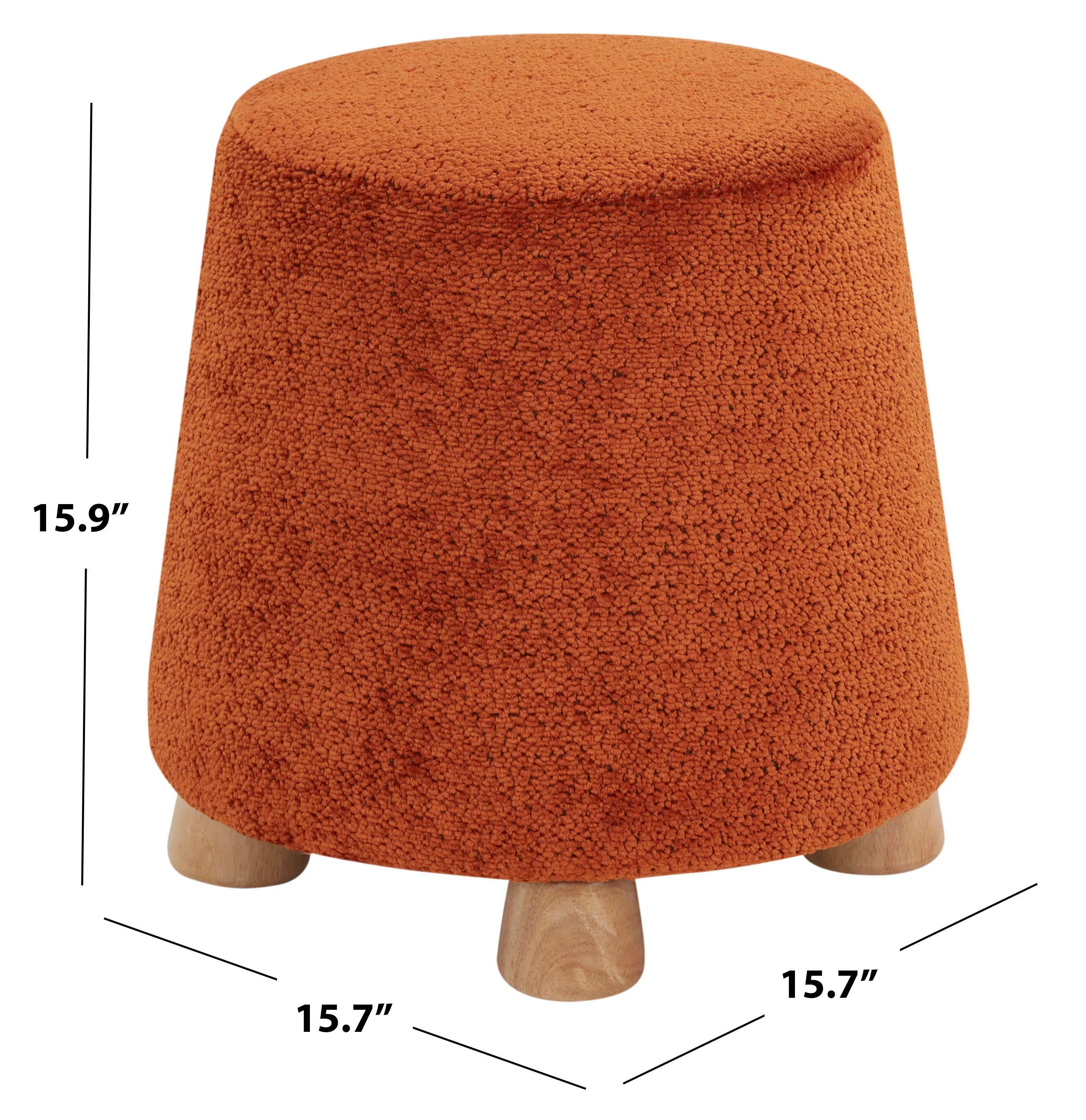 Denison Round Chenille Ottoman - Image 15