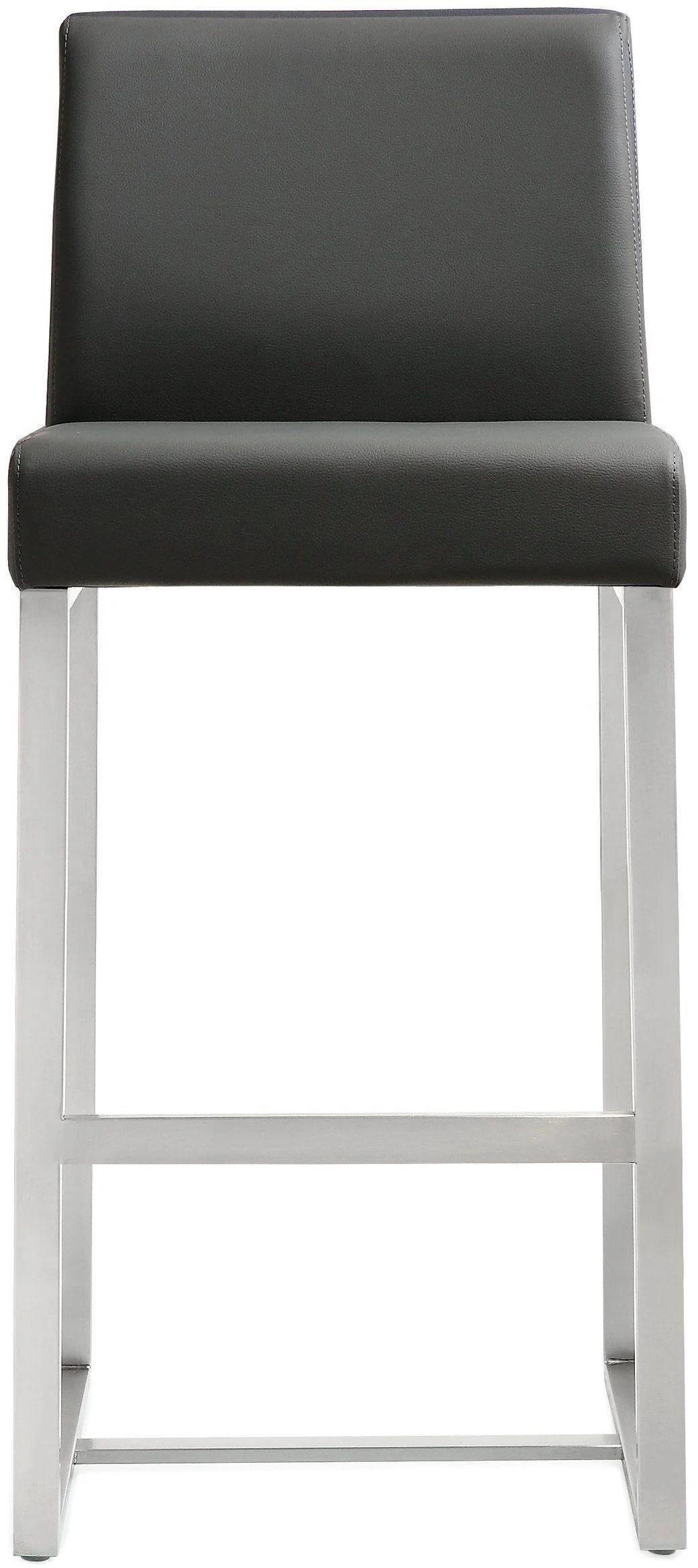 Denmark Grey Stainless Steel Counter Stool (Set of 2) - Image 5