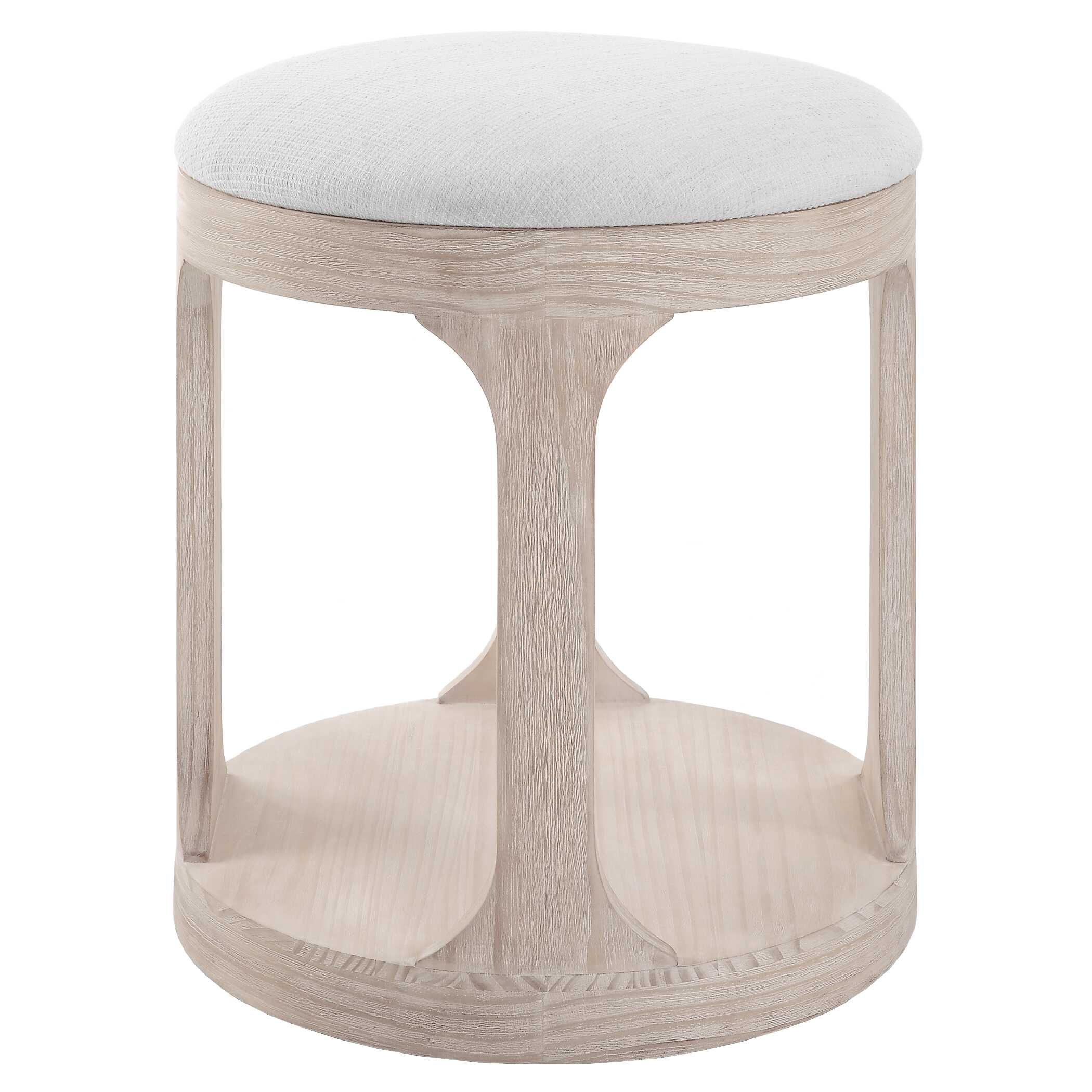 Dennen Oak Ottoman - Image 4