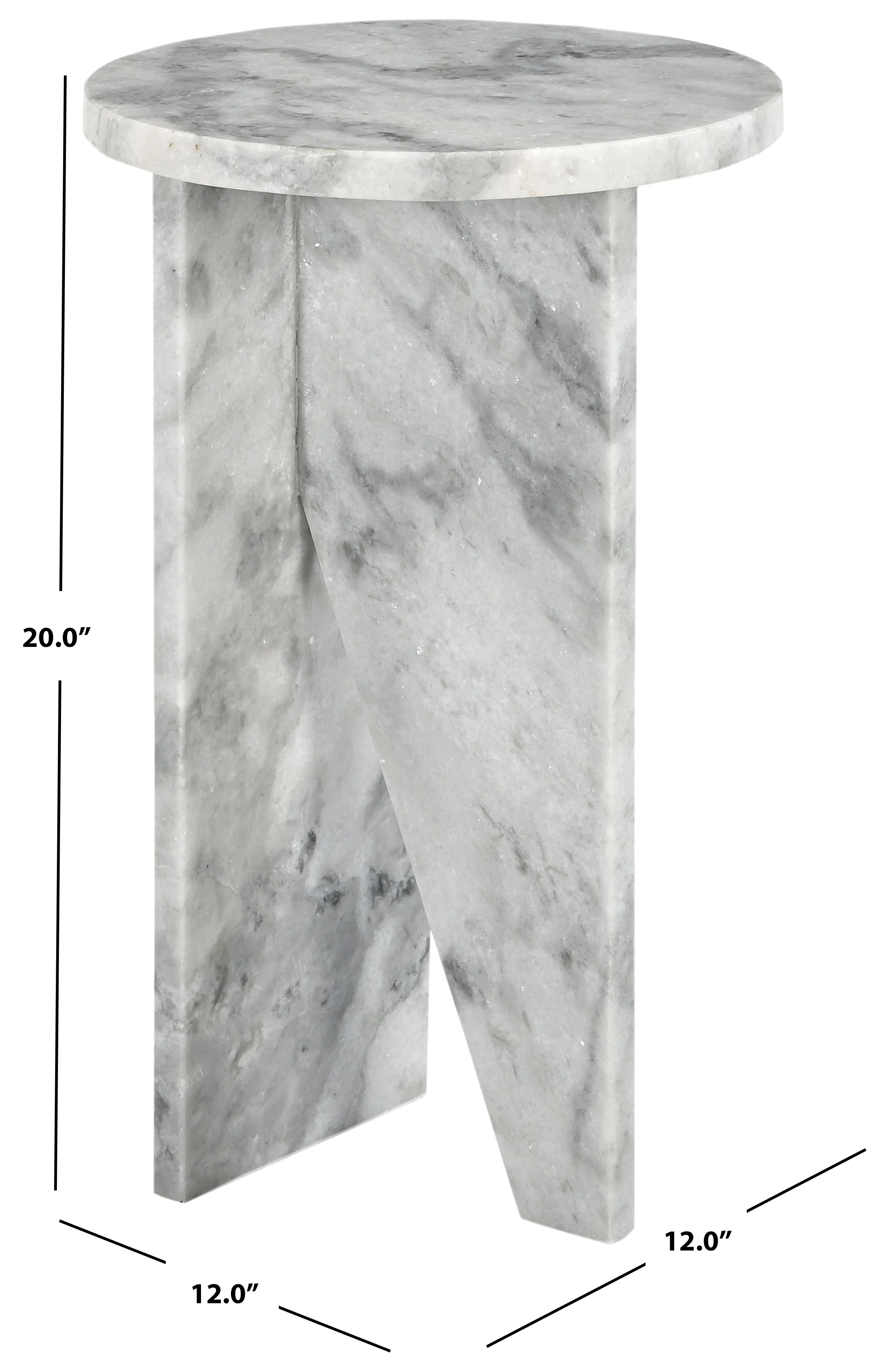 Devlin Marble Drink Table - Image 16