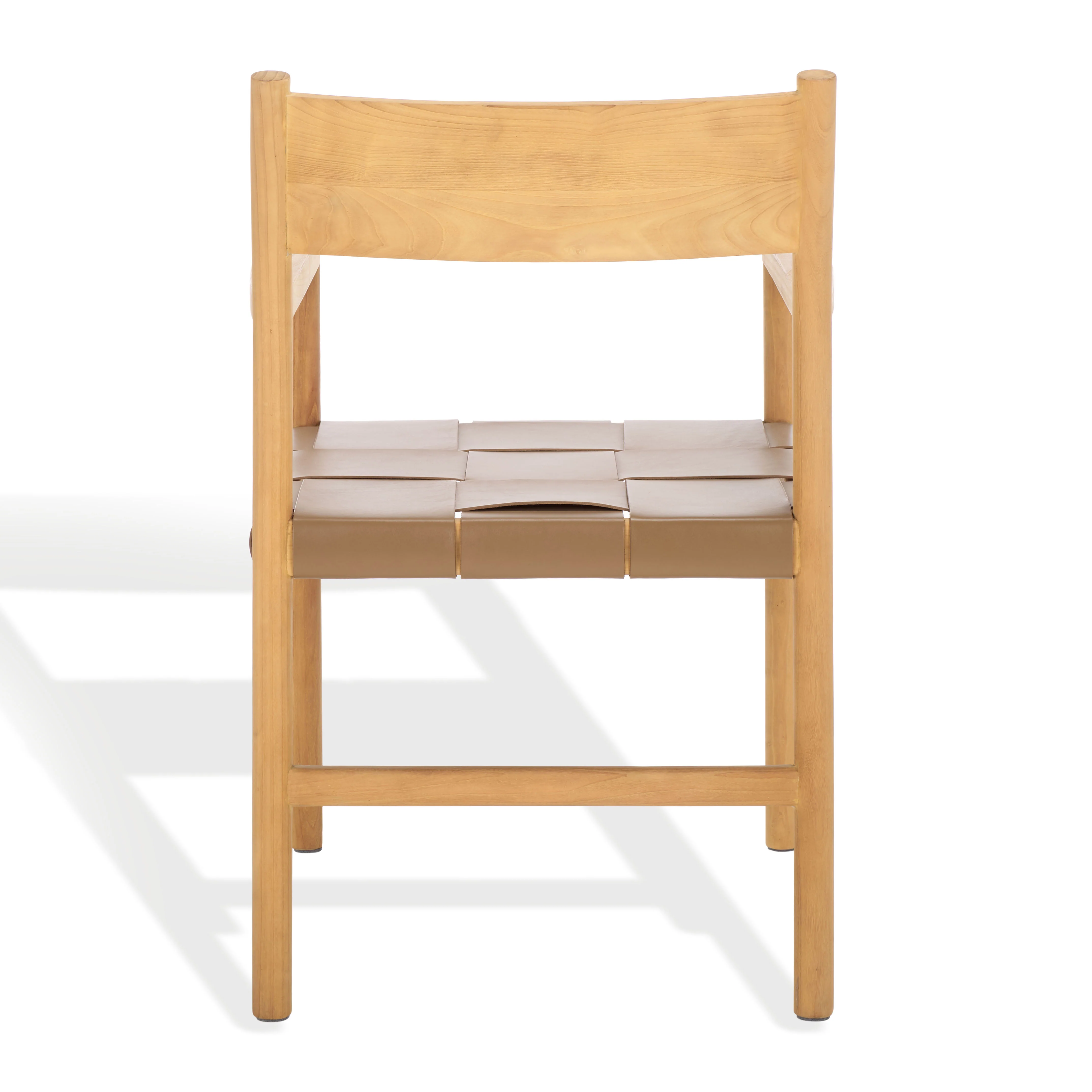 Devnie Woven Leather Dining Chair - Image 14