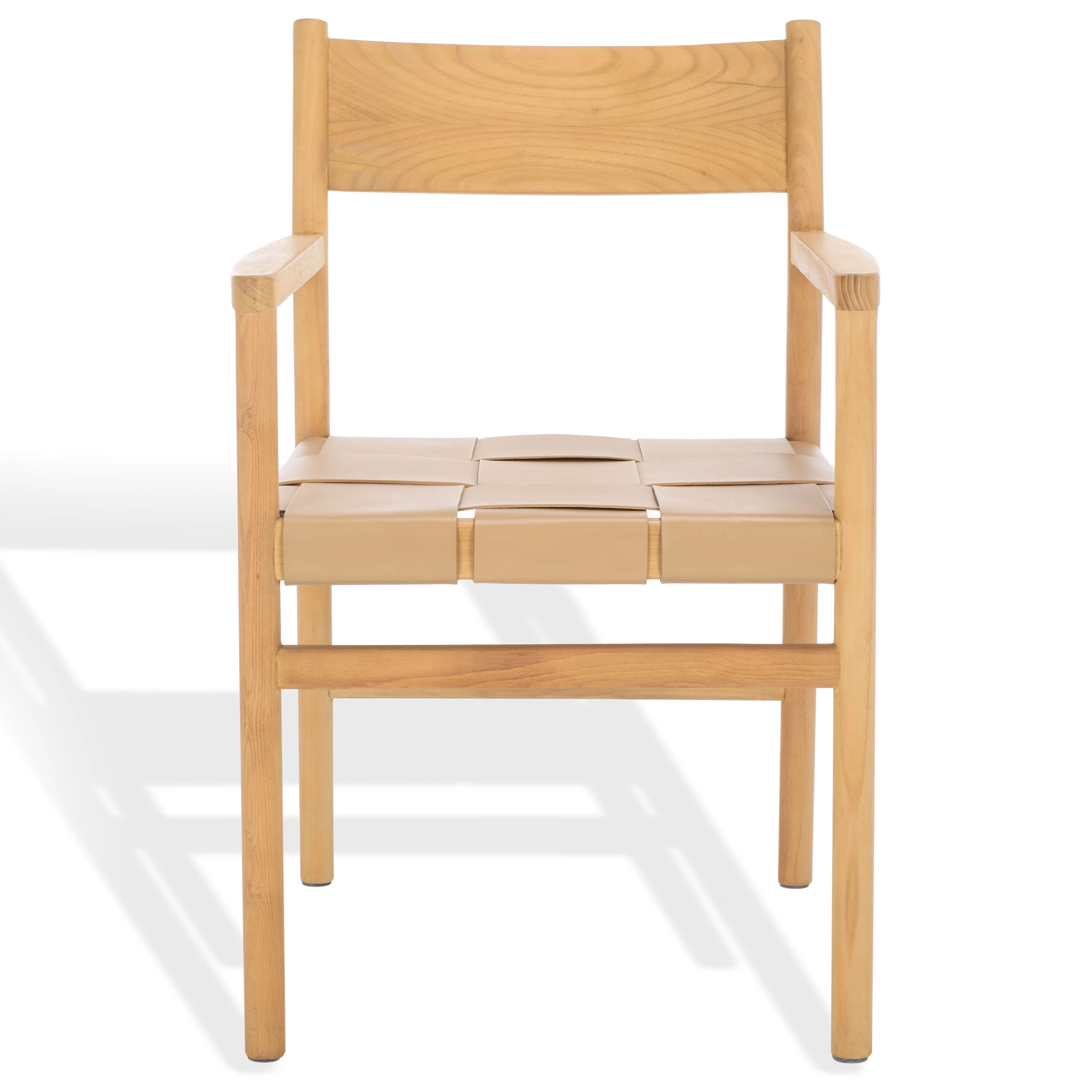 Devnie Woven Leather Dining Chair - Image 21