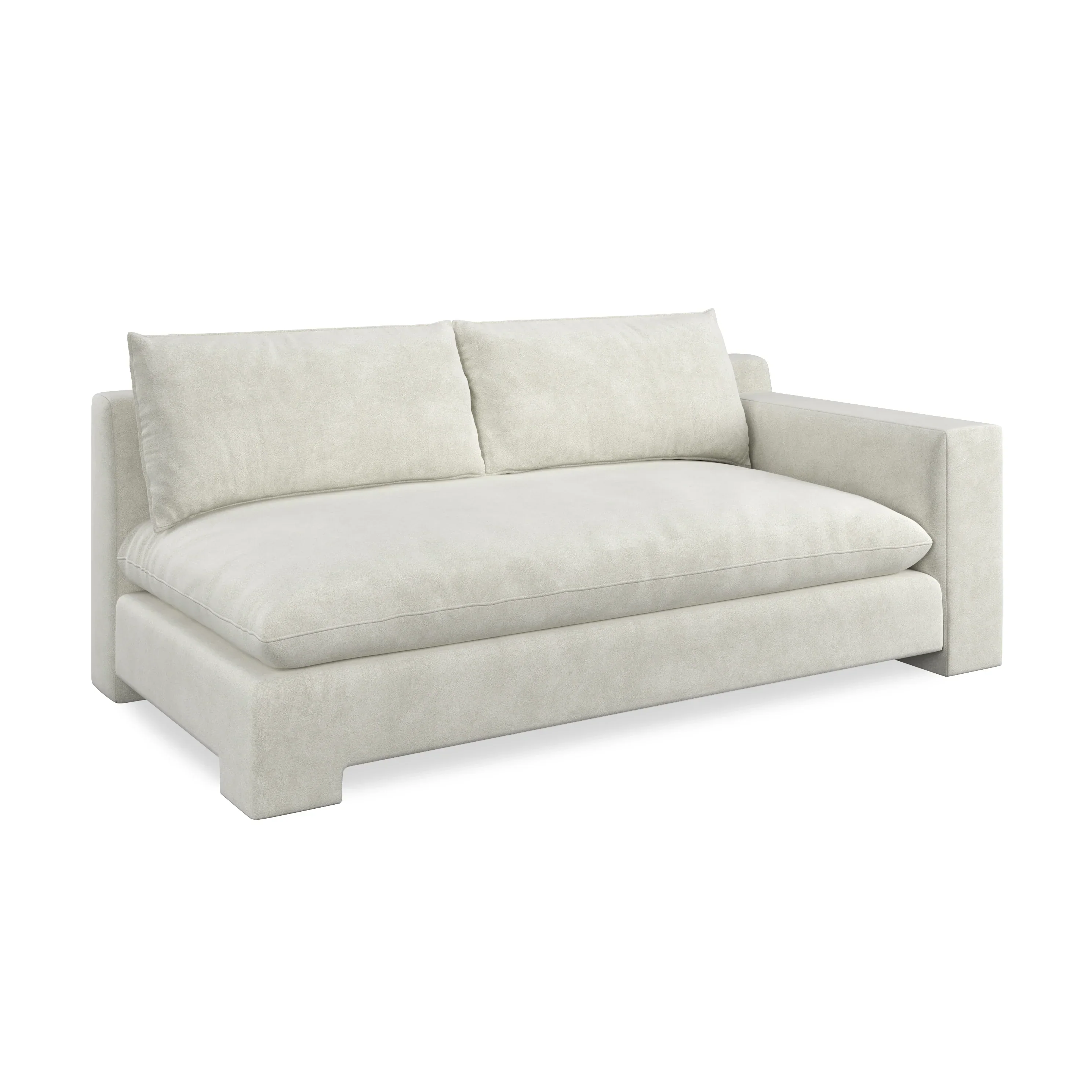 Devon RAF Loveseat Ivory