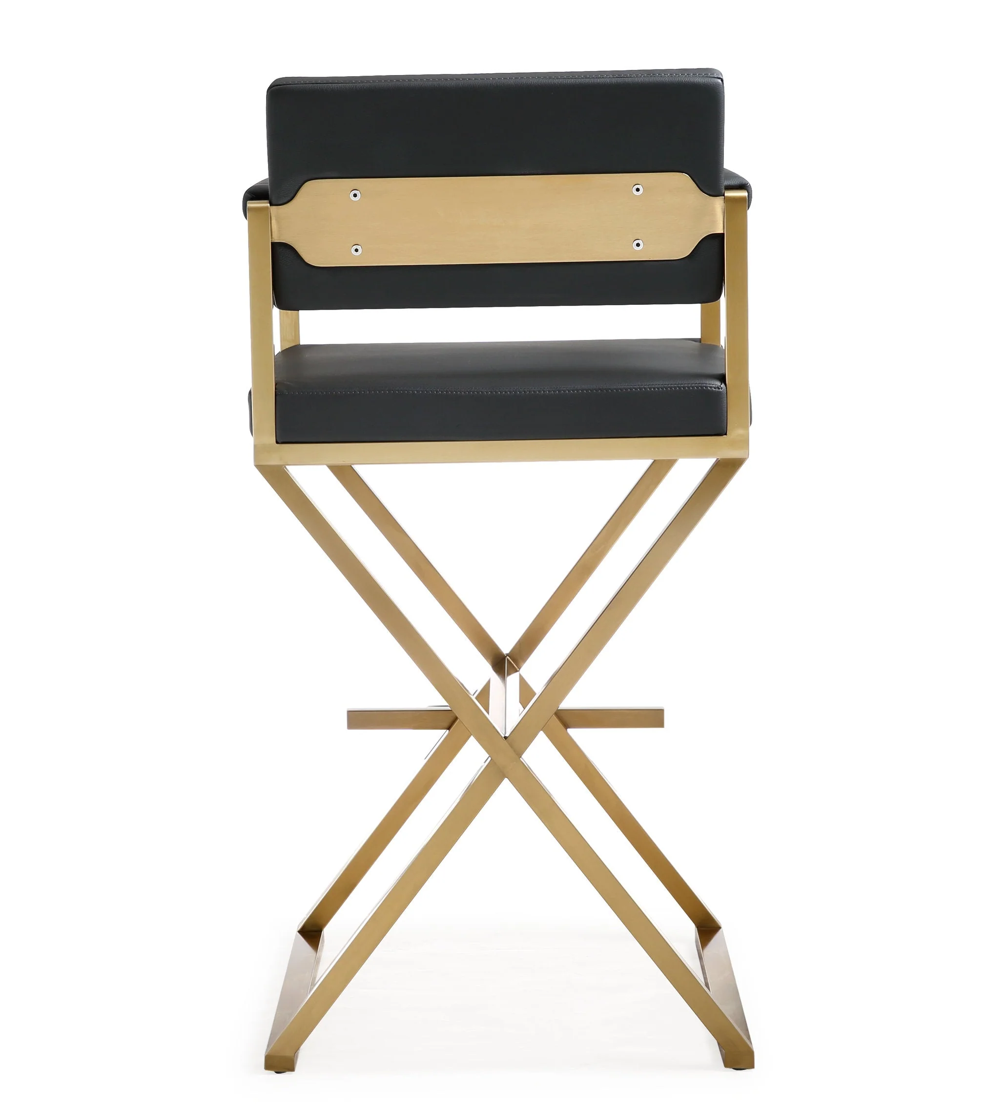 Director Black Gold Steel Barstool - Image 5