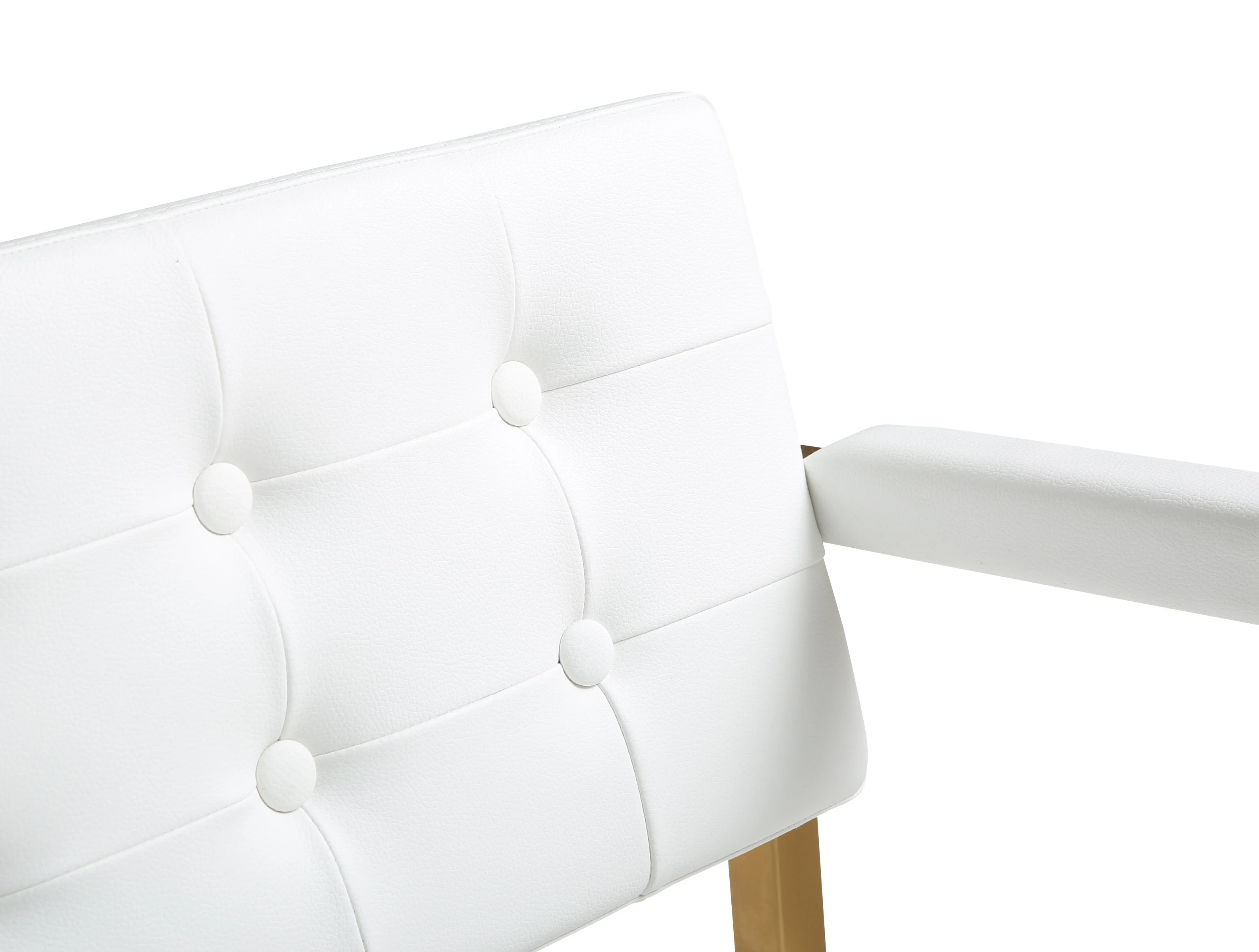 Director White Gold Steel Barstool - Image 7