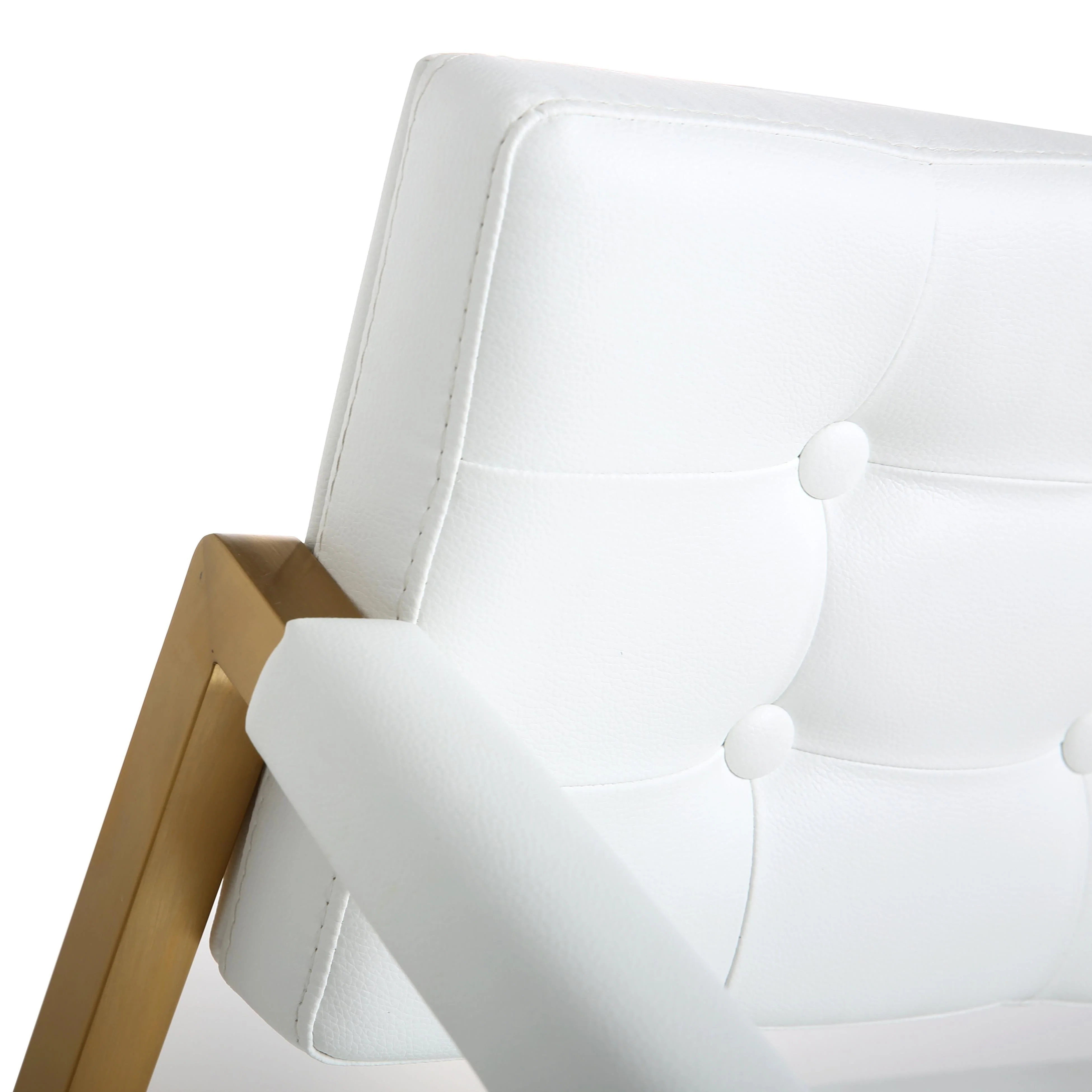 Director White Gold Steel Counter Stool - Image 8