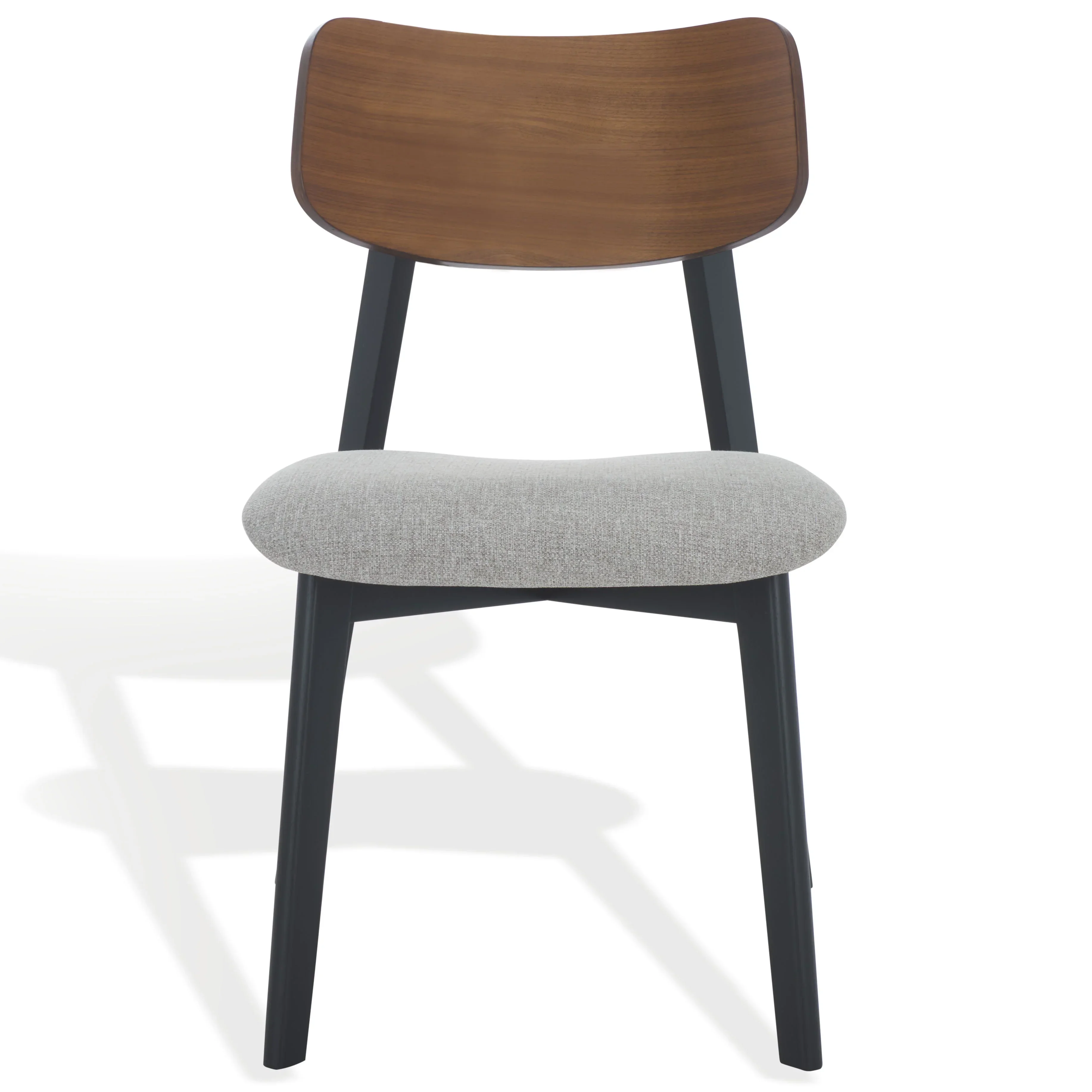 Divya Wood And Linen Dining Chair - Set of 2