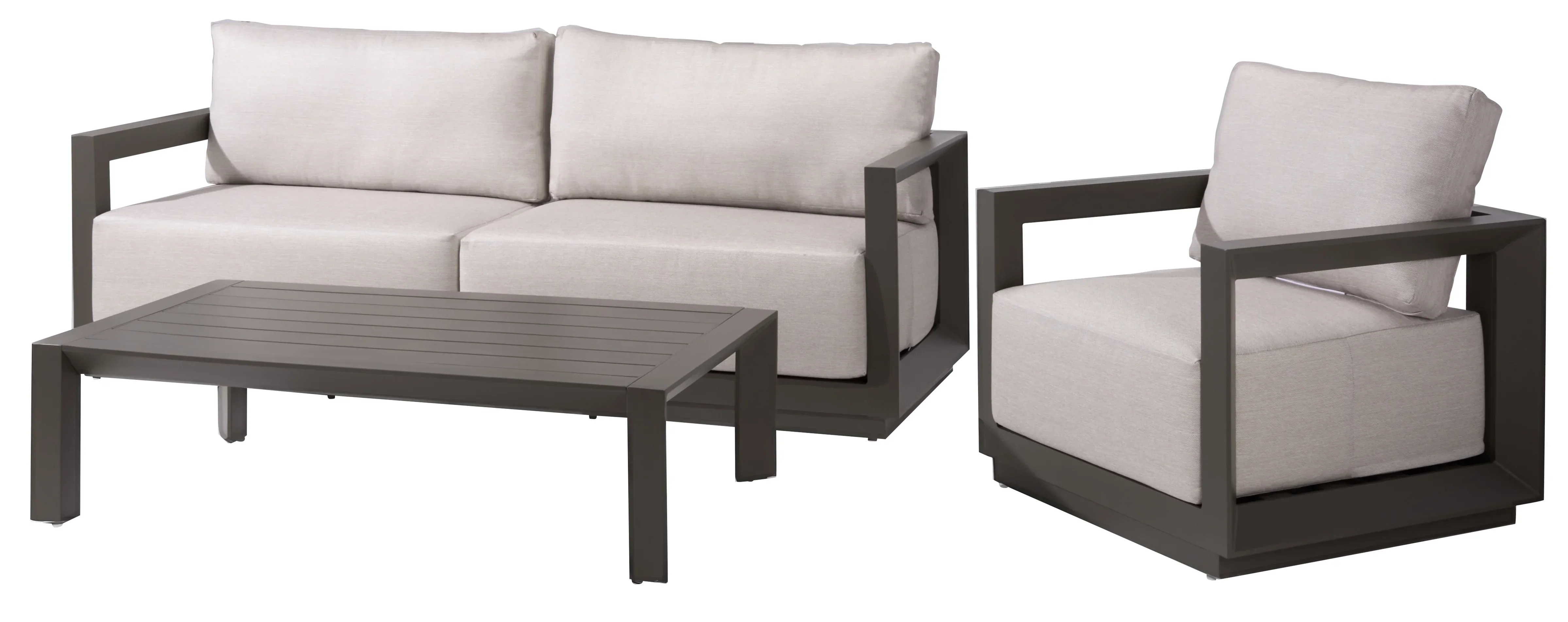 Donaldo Aluminum Outdoor Coffee Table - Image 13