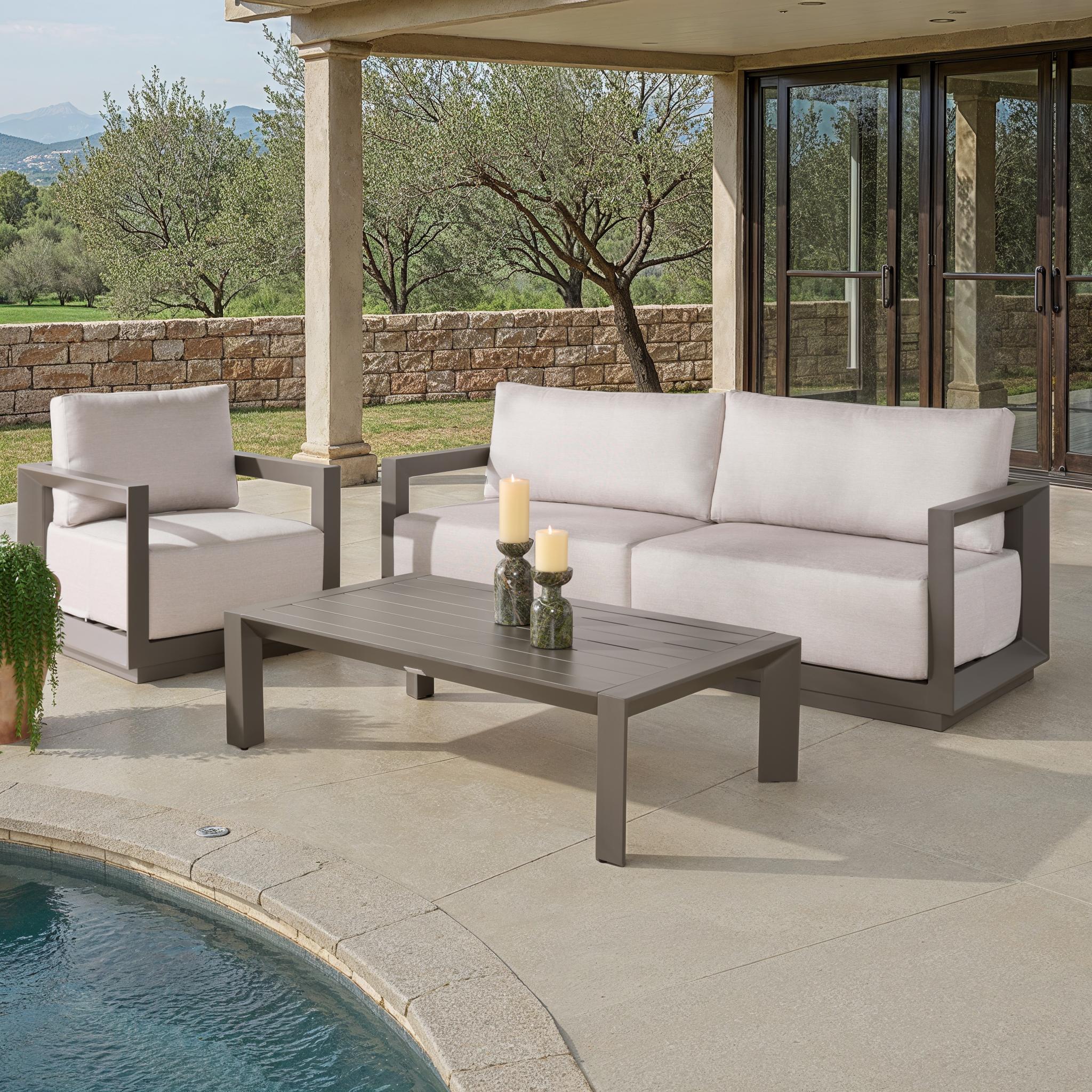 Donaldo Aluminum Outdoor Sofa - Image 11