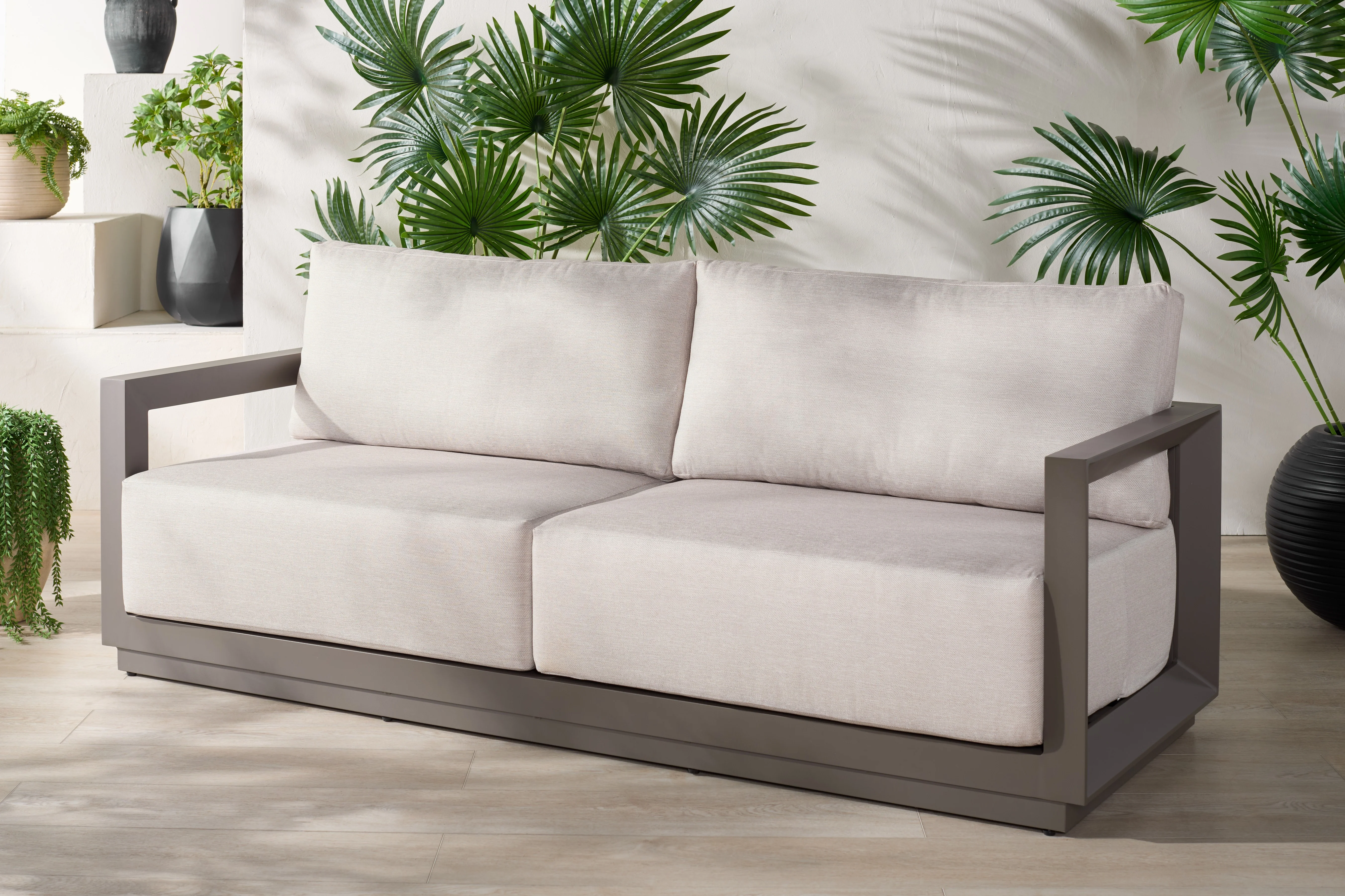 Donaldo Aluminum Outdoor Sofa - Image 2