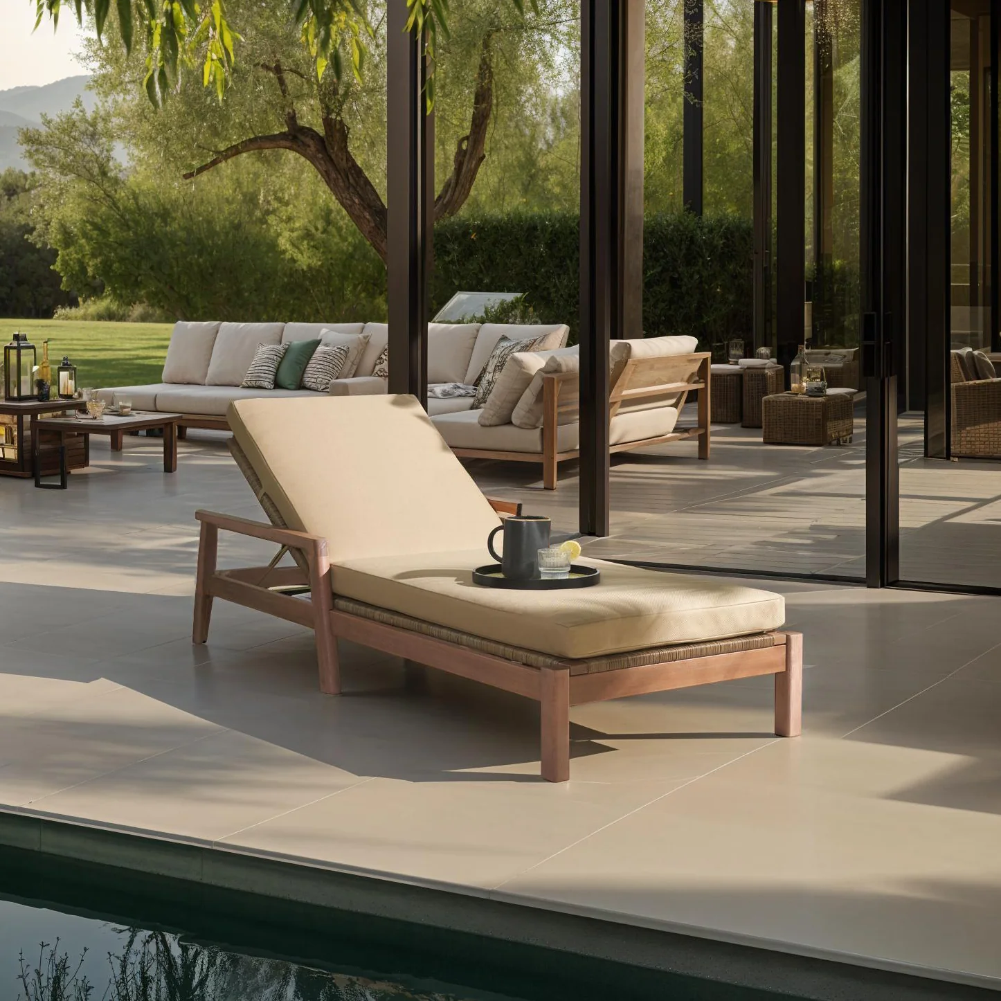 Donnamaria Wicker Sun Lounger - Image 12