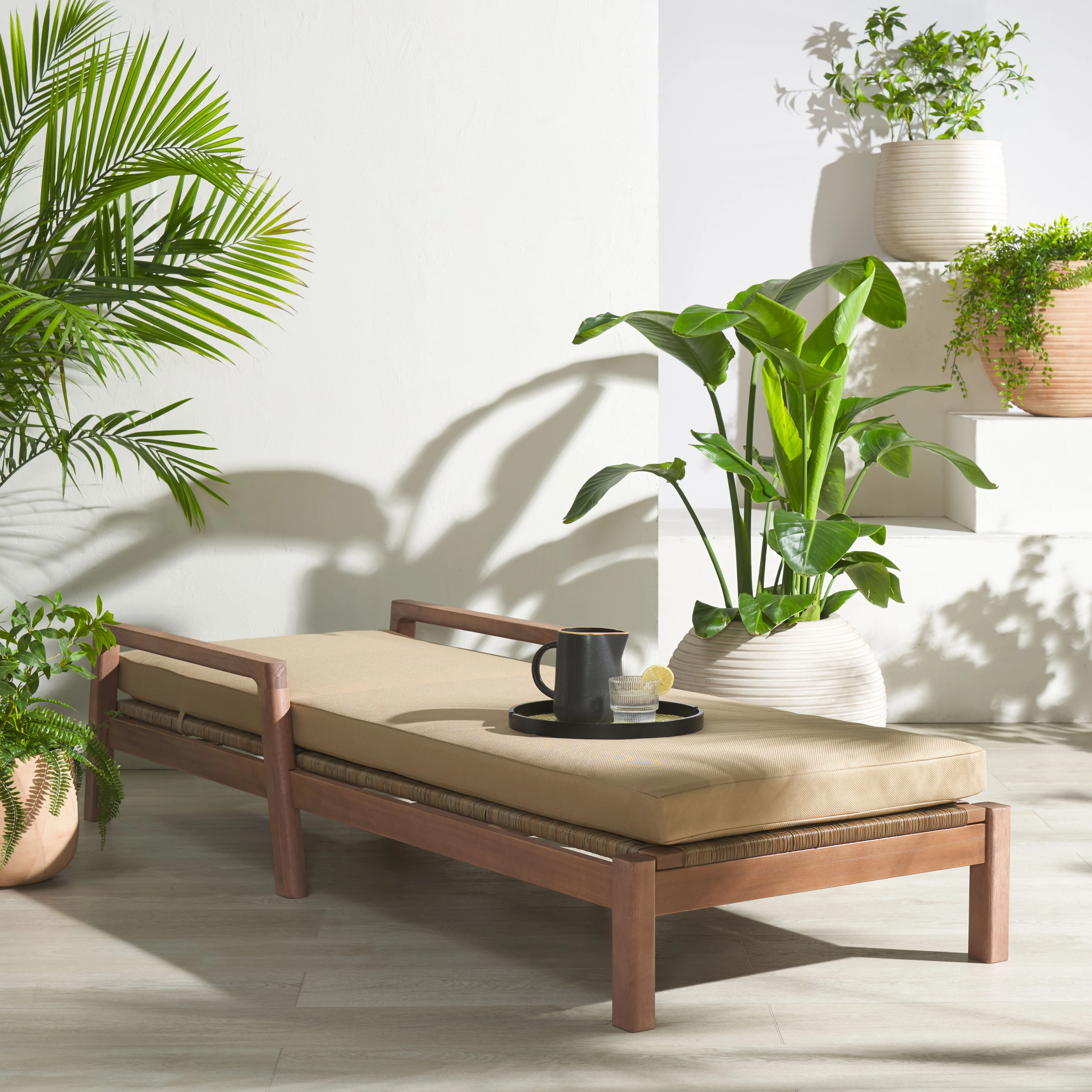 Donnamaria Wicker Sun Lounger - Image 21