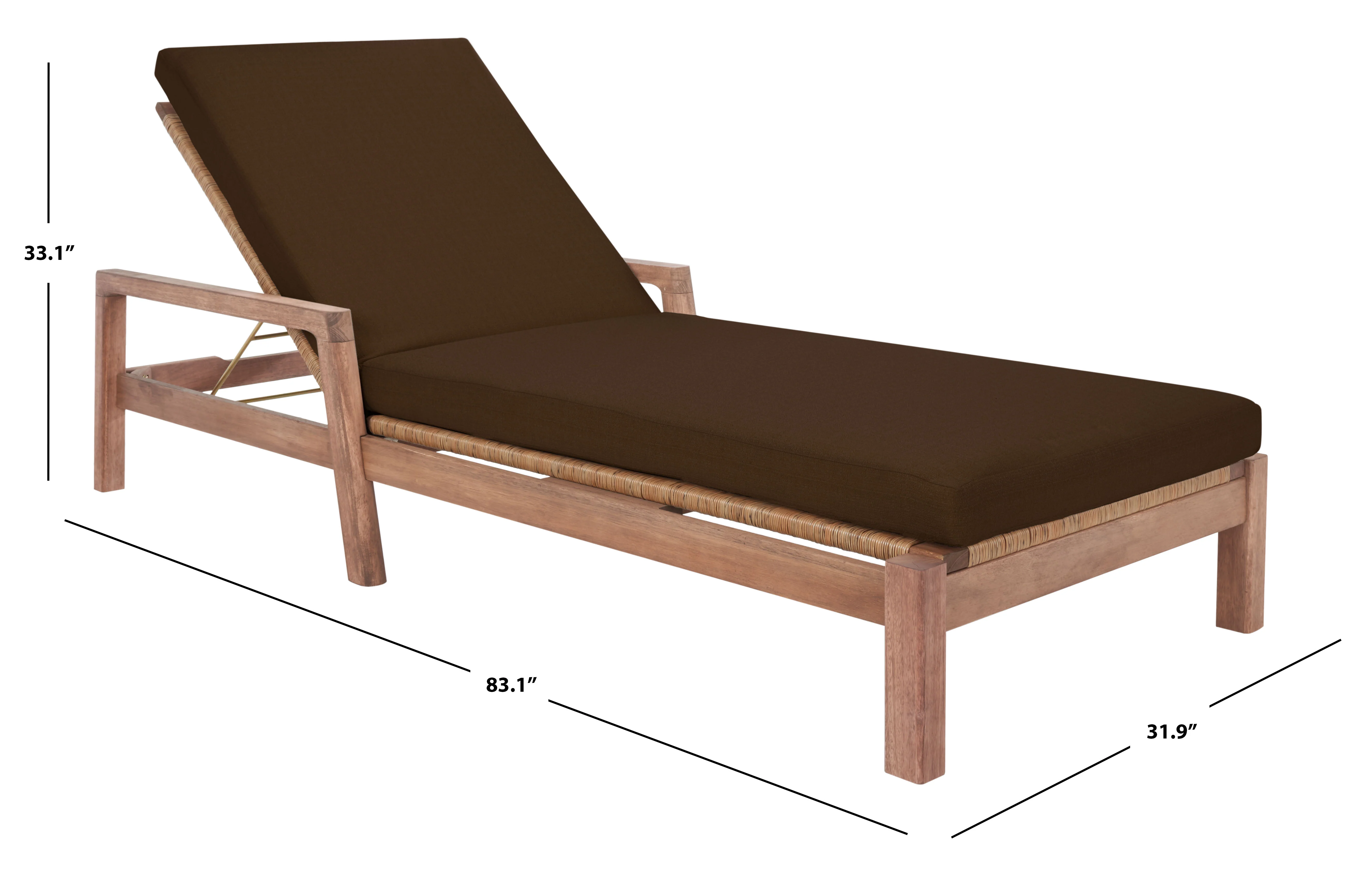 Donnamaria Wicker Sun Lounger - Image 31