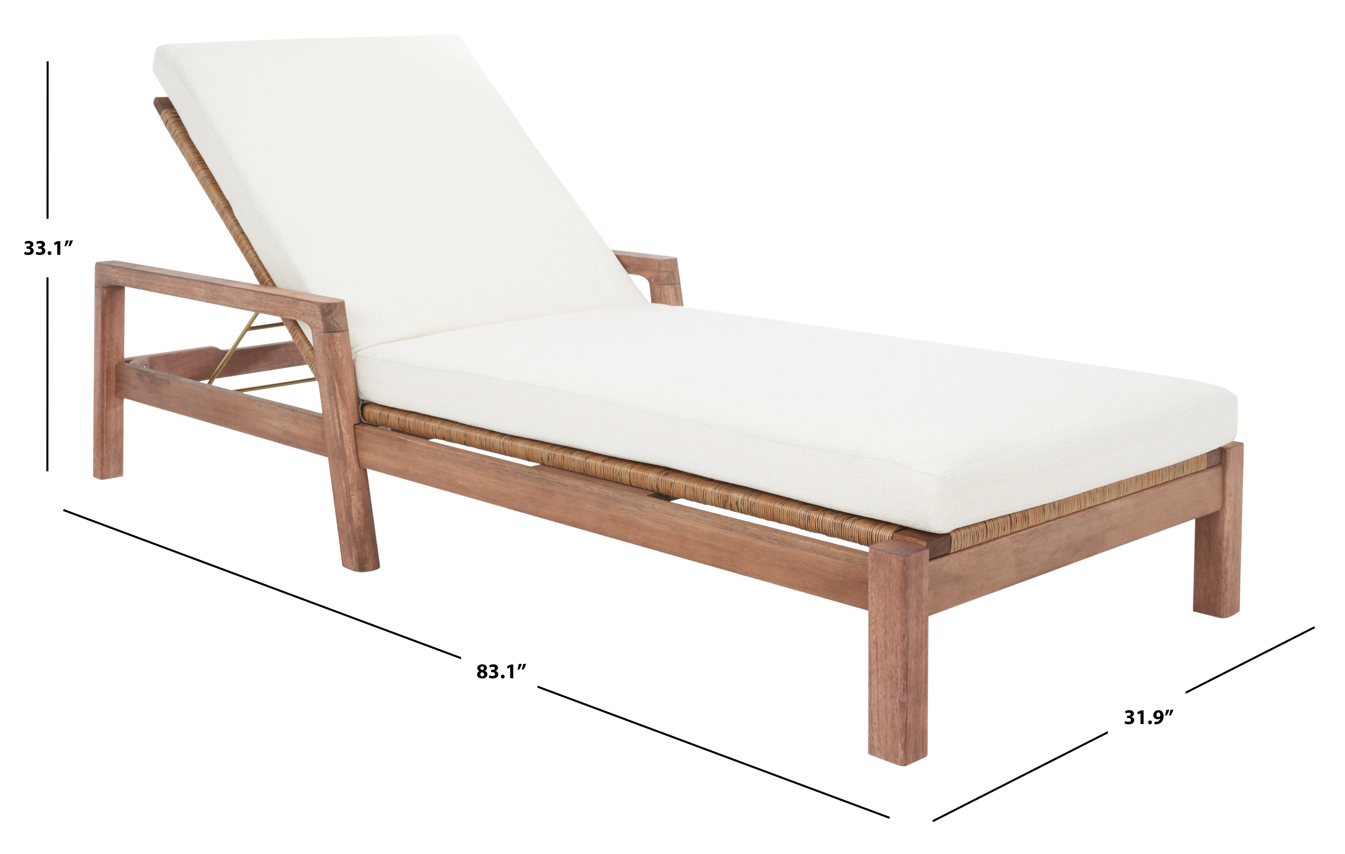 Donnamaria Wicker Sun Lounger - Image 7