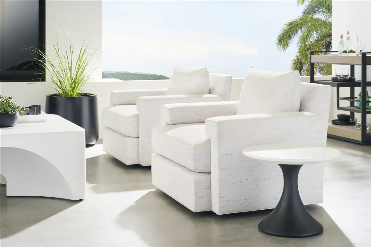 Dorian Outdoor Square Cocktail Table - Image 4