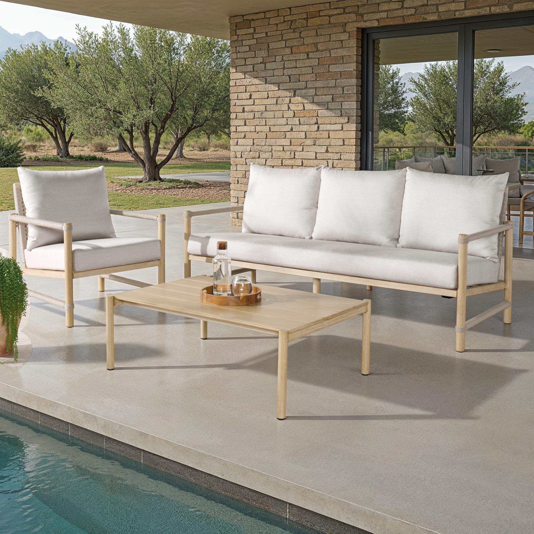 Dorianna Aluminum Patio Chair - Image 3
