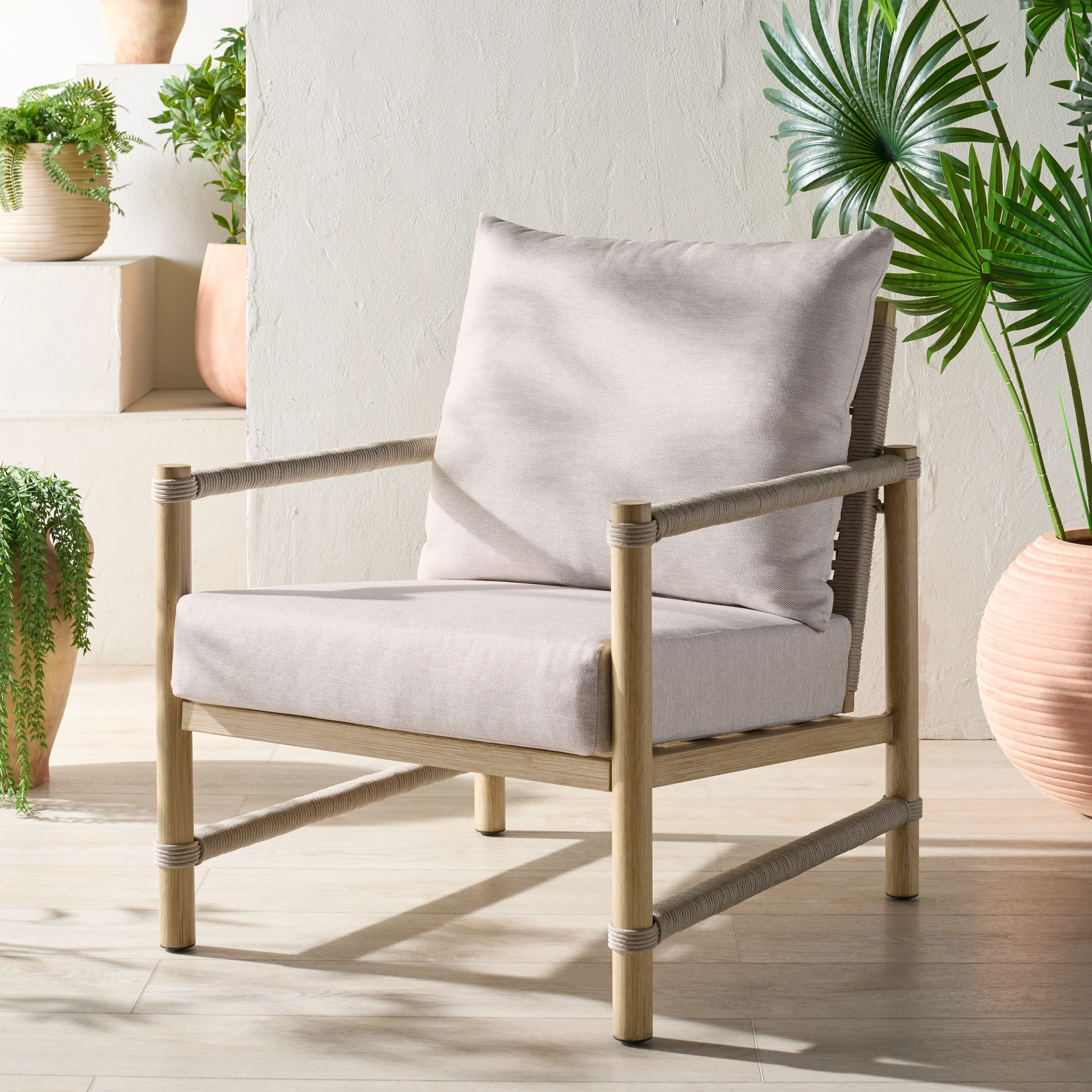 Dorianna Aluminum Patio Chair - Image 5