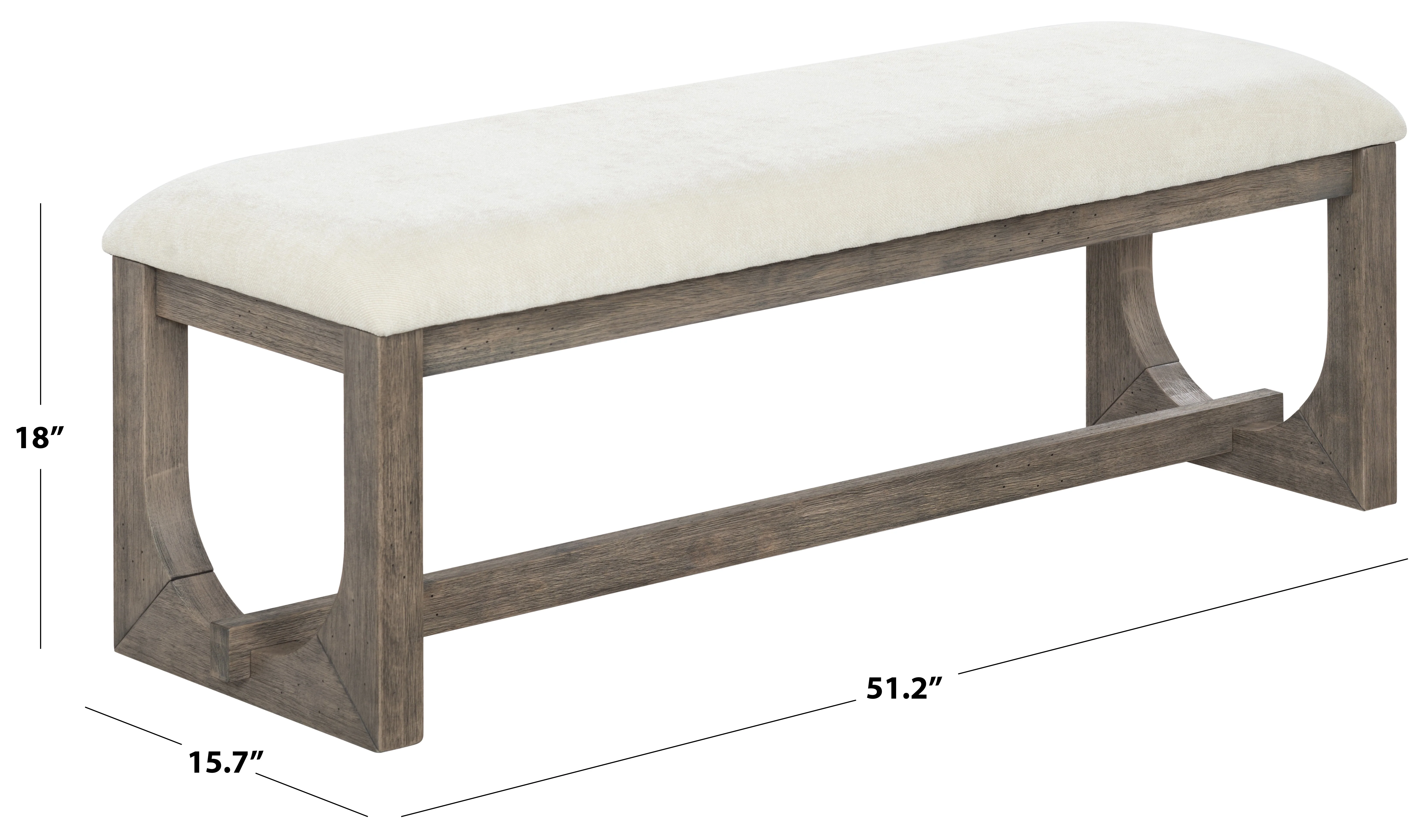 Doriella Wood Bench - Image 5