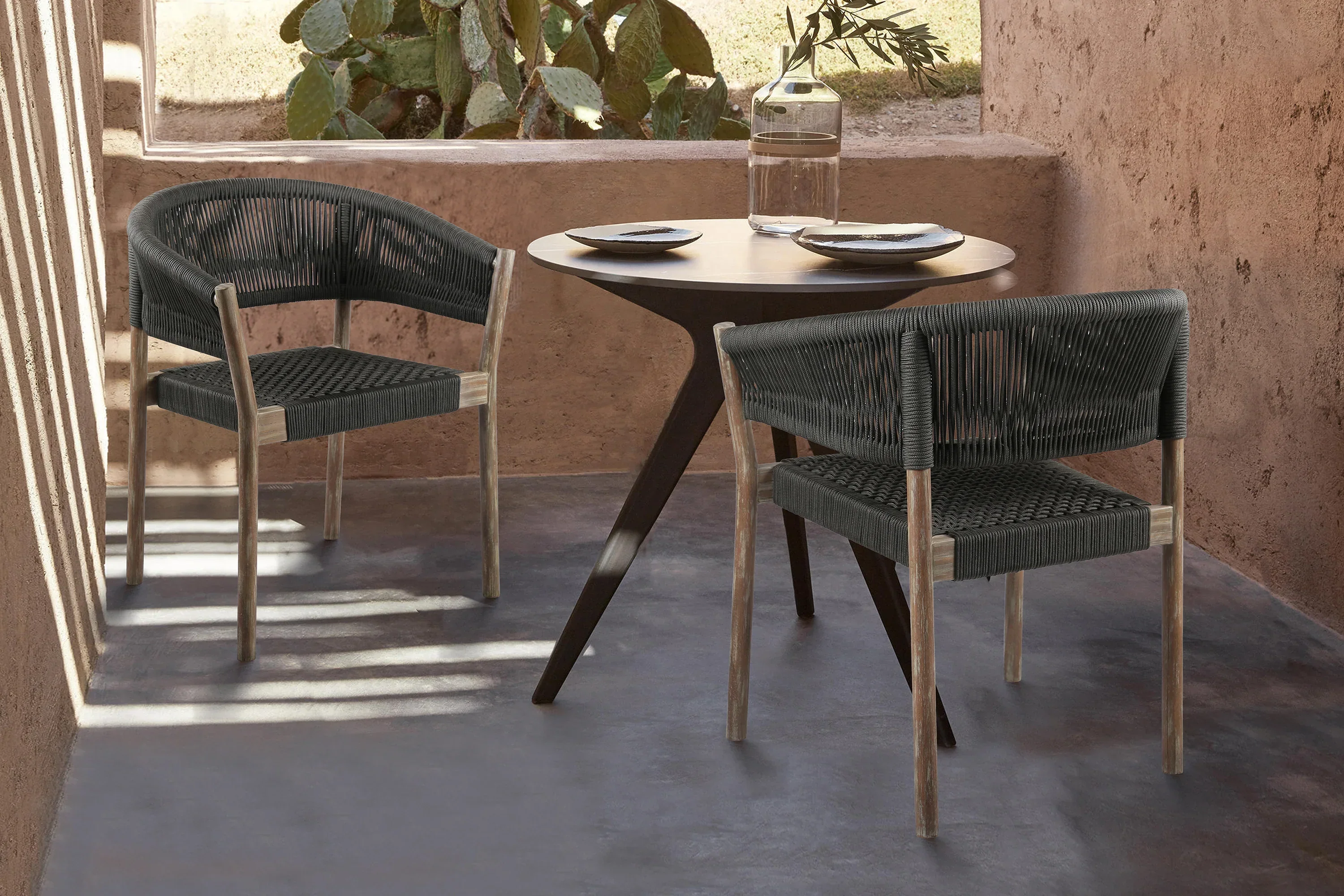 Doris Outdoor Dining Chair - Set of 2 - Image 10