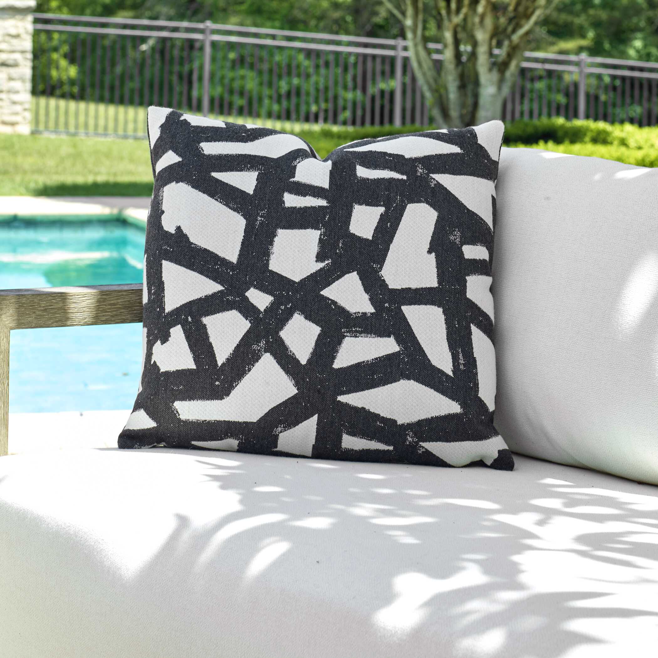 Draft Onyx Outdoor Pillow - Image 2