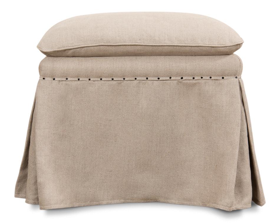 Draped Ottoman - Set of 2 - Image 3