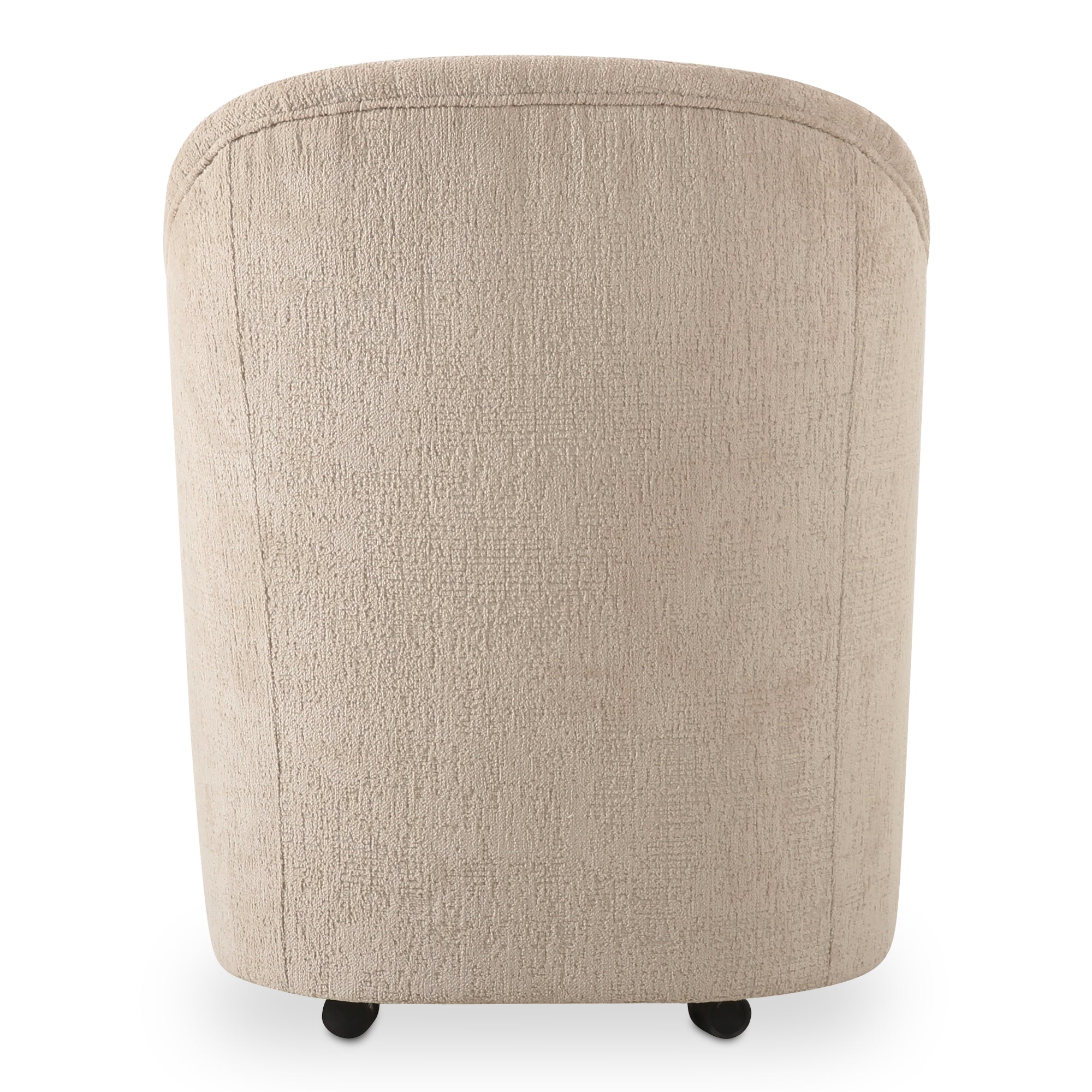Drava Rolling Dining Chair Beige - Set of 2 - Image 5