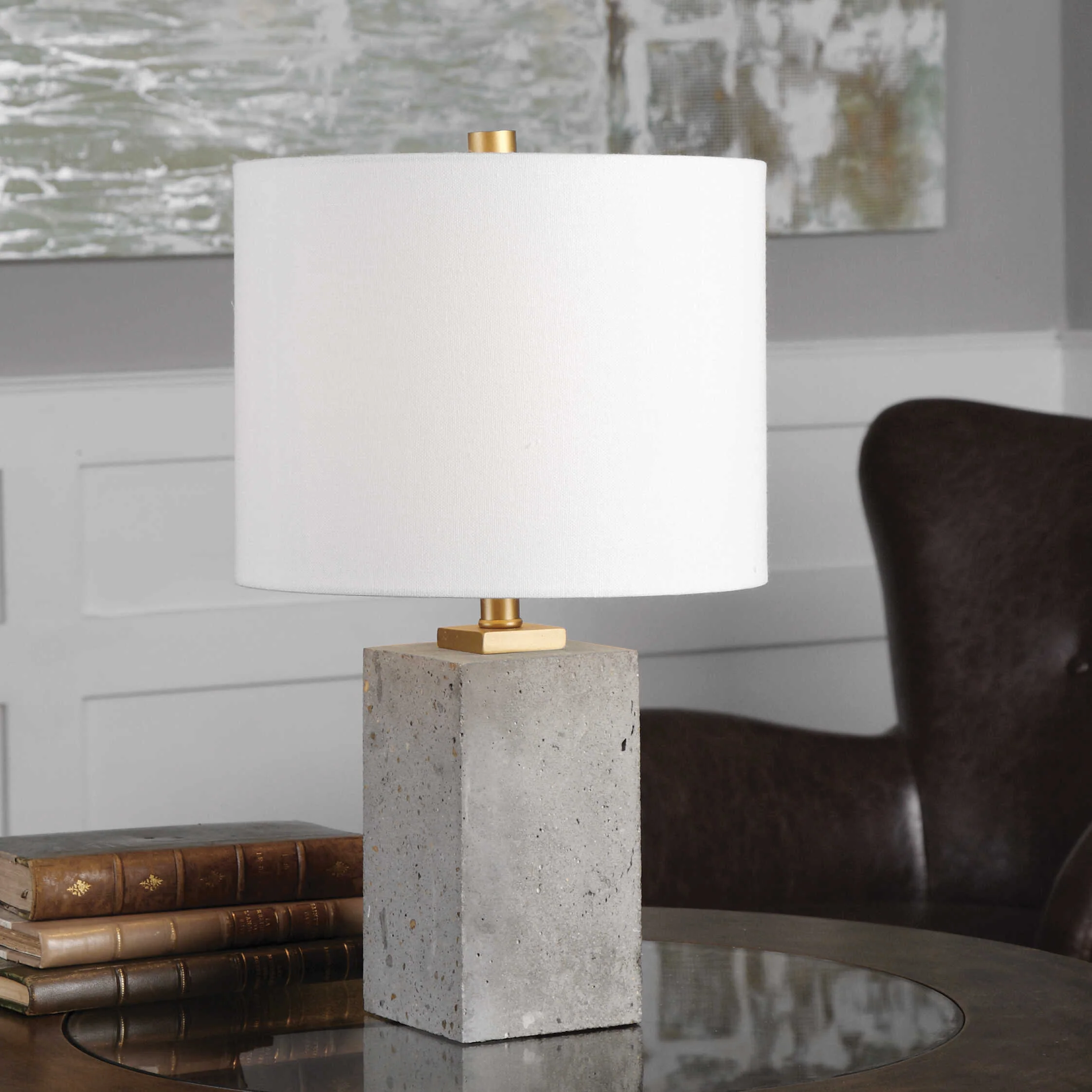 Drexel Concrete Block Lamp - Image 2