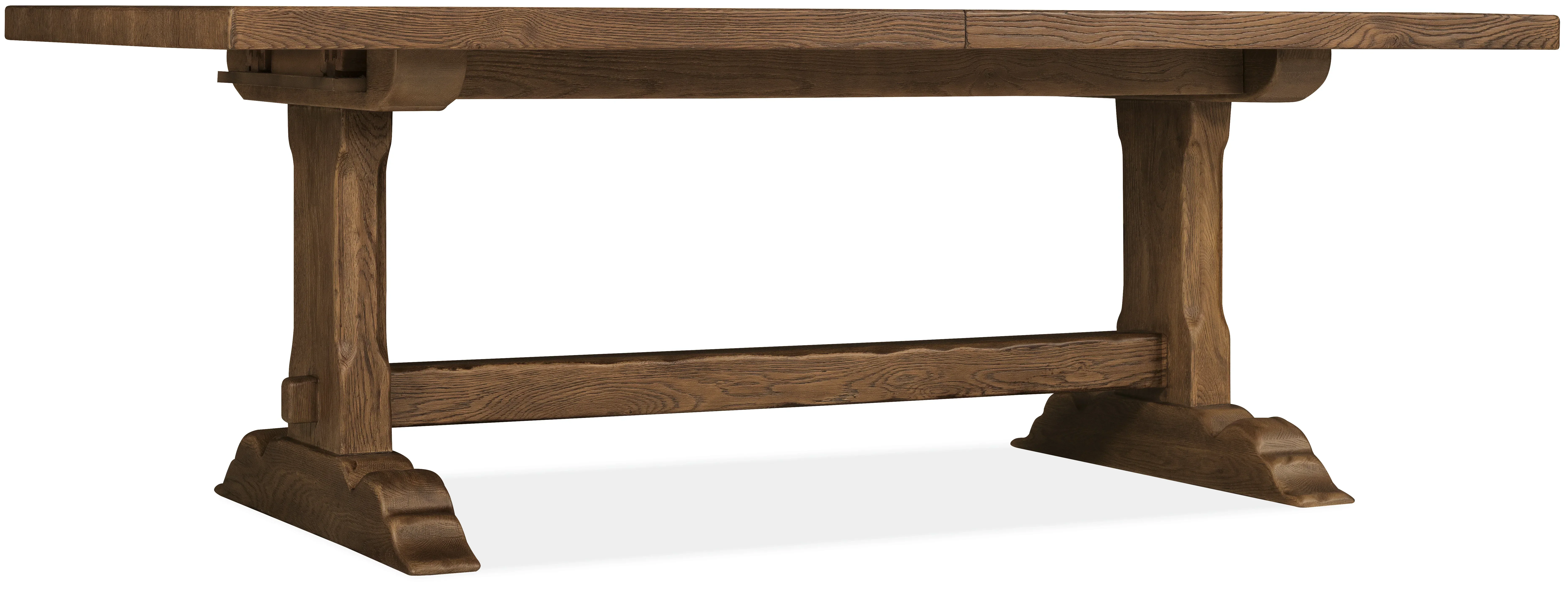 Driftwood Rectangle Dining Table with Two 20-inch Leaves - Image 4