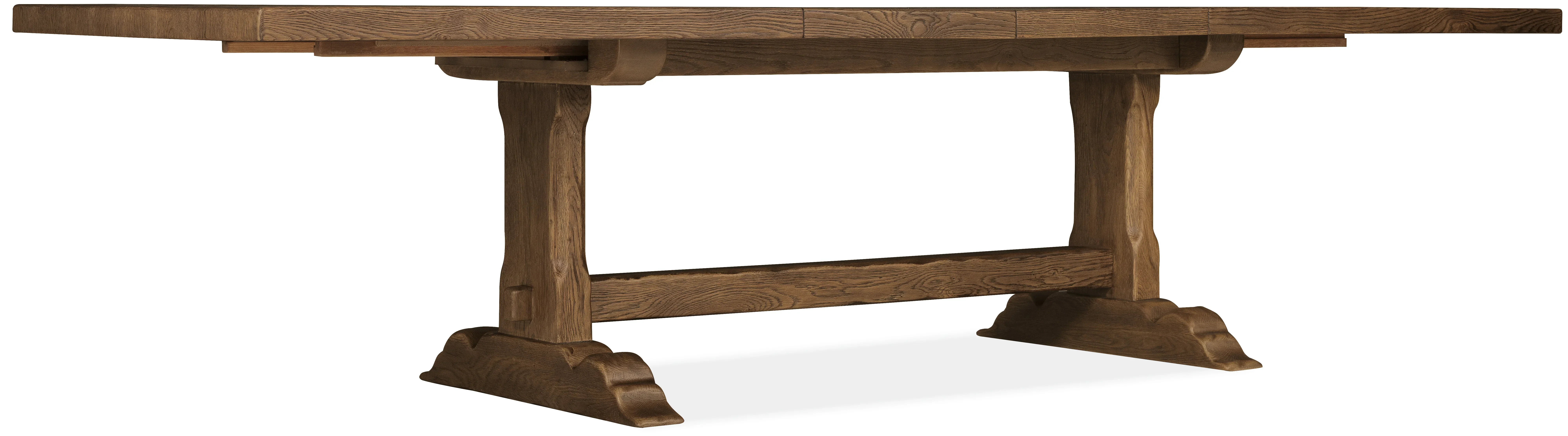 Driftwood Rectangle Dining Table with Two 20-inch Leaves - Image 5