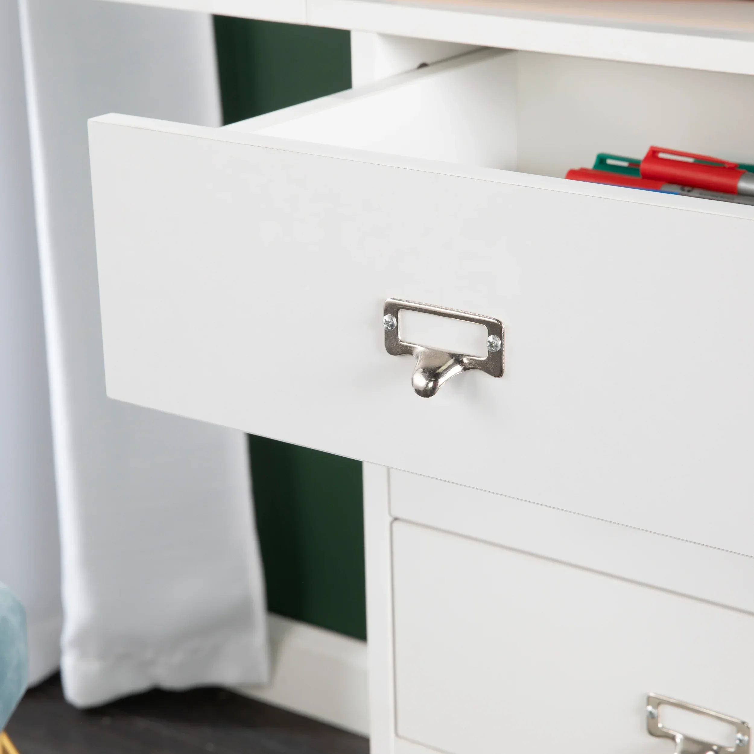 Drop-Leaf Desk w/ Storage - Image 7