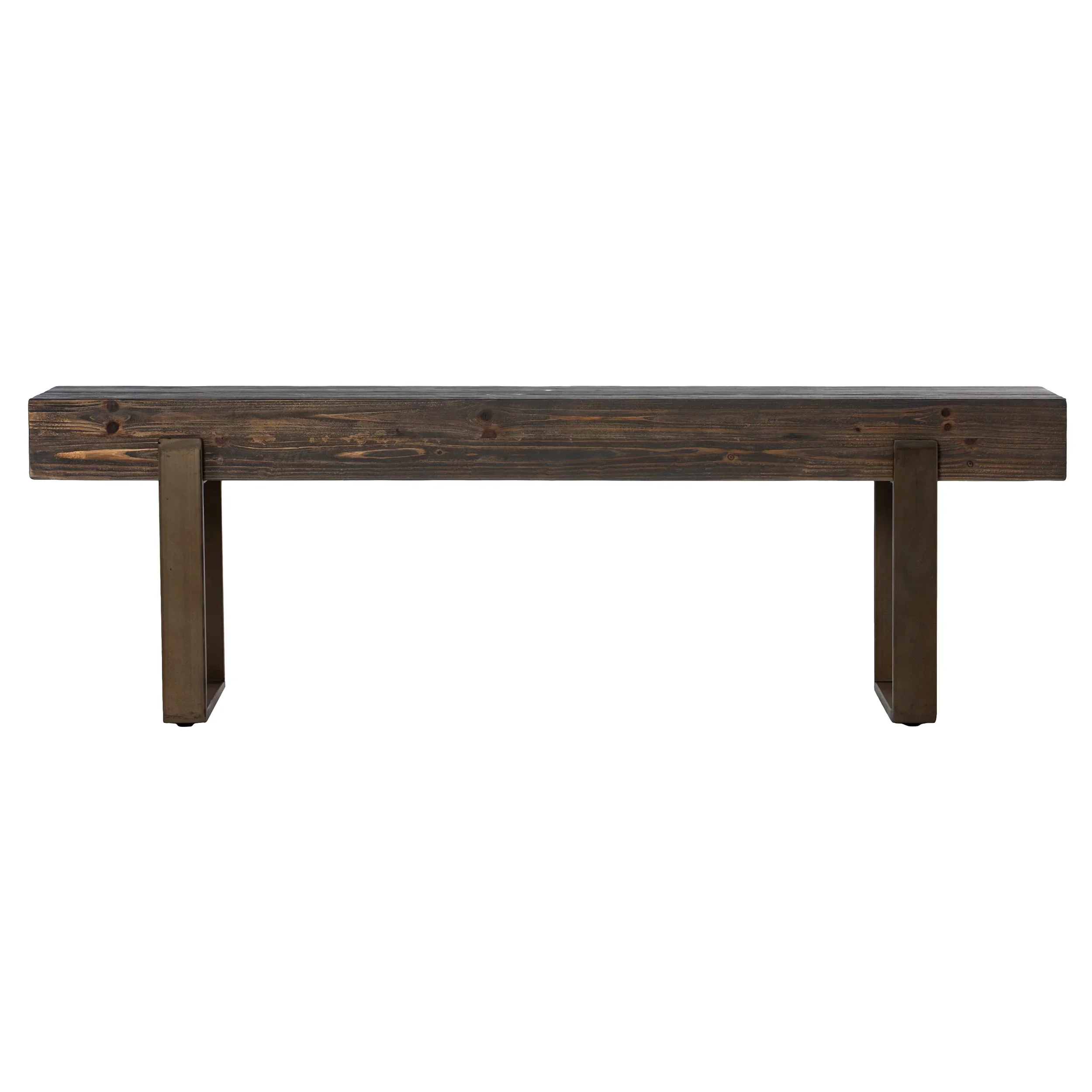 Dunlin Rustic Industrial Bench - Image 3