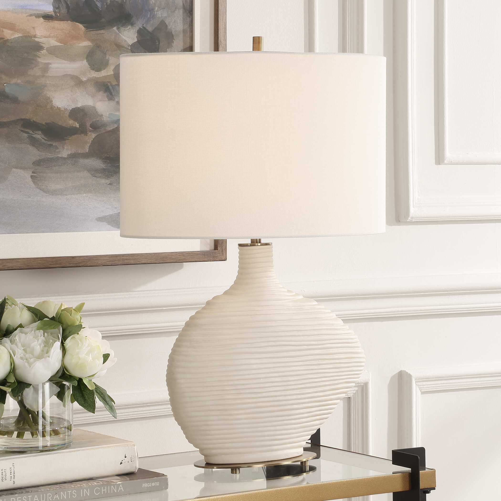 Duostacked Ceramic Table Lamp - Image 3